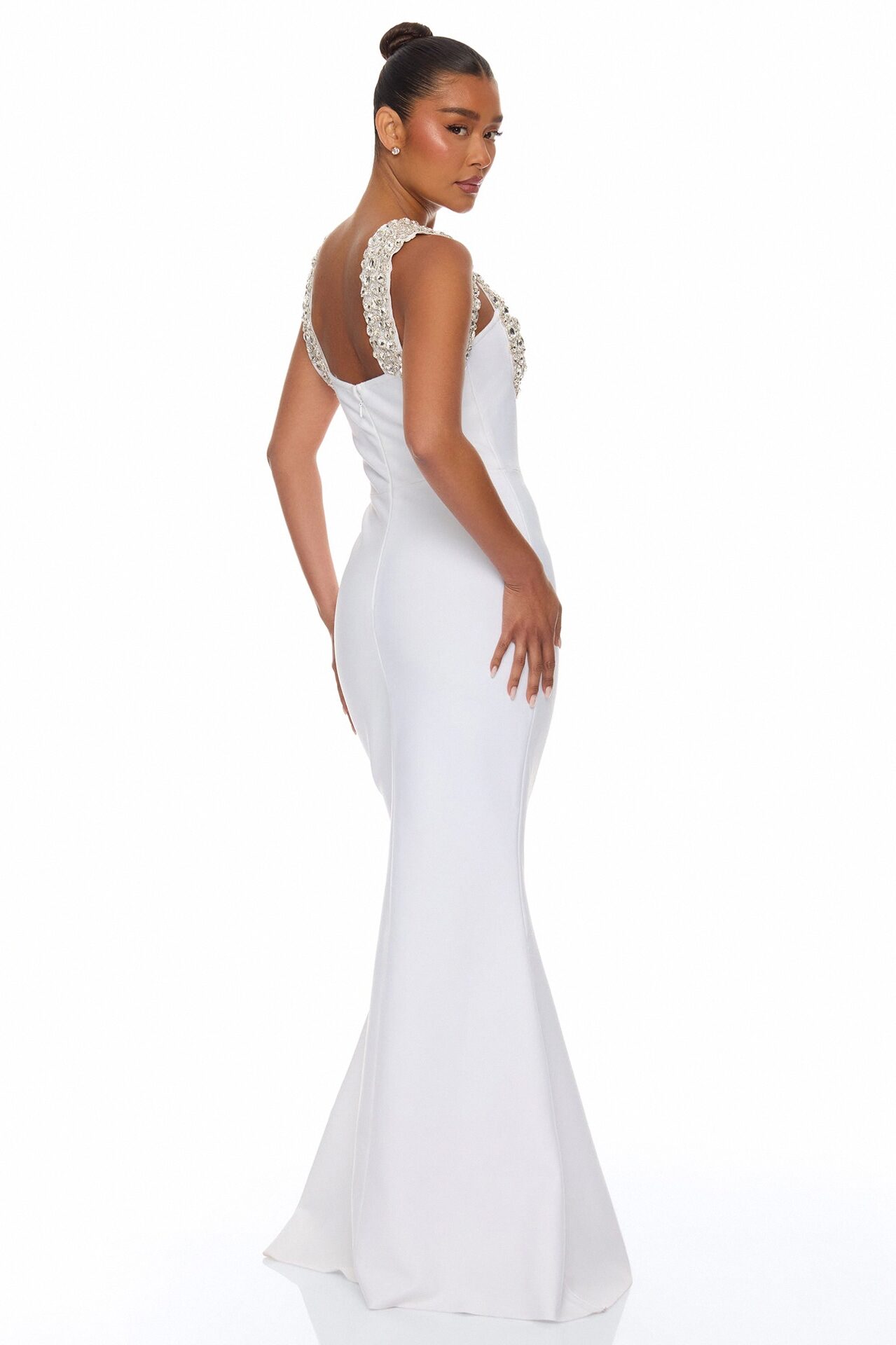 Masie Bandage Gown - Ivory