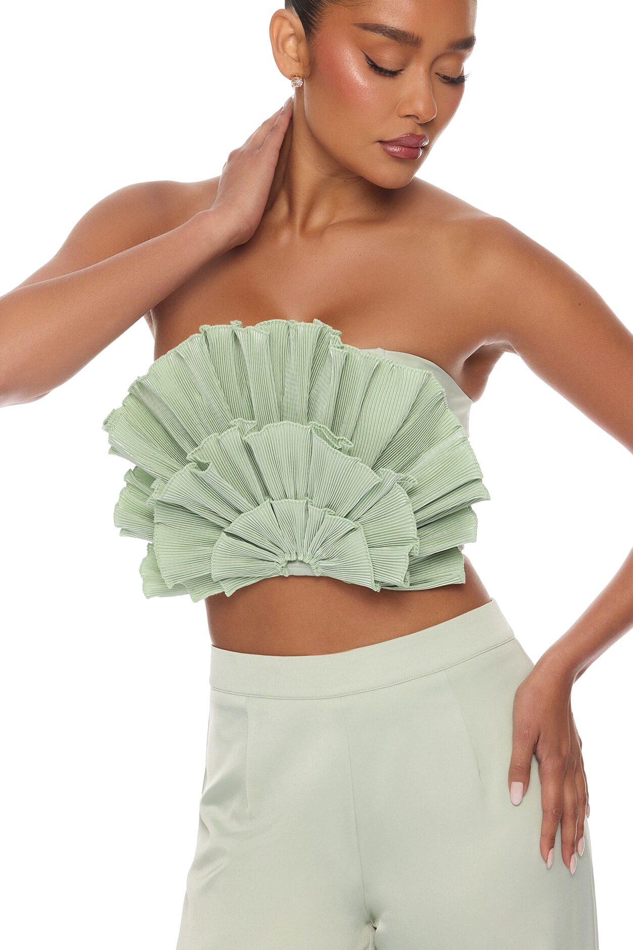 Coast To Coast Pant Set - Sage