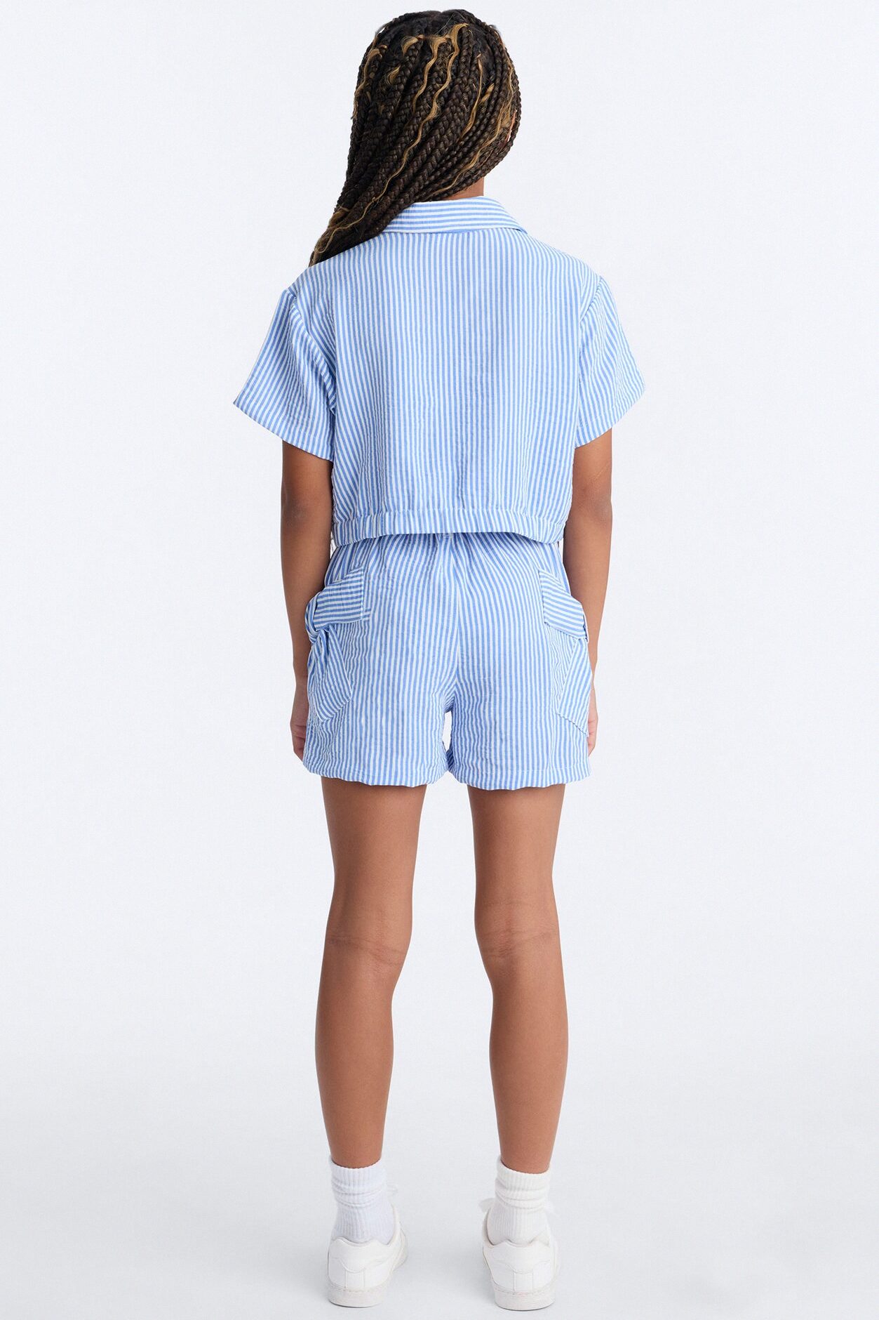 Mini Just Can't Wait Short Set - Blue