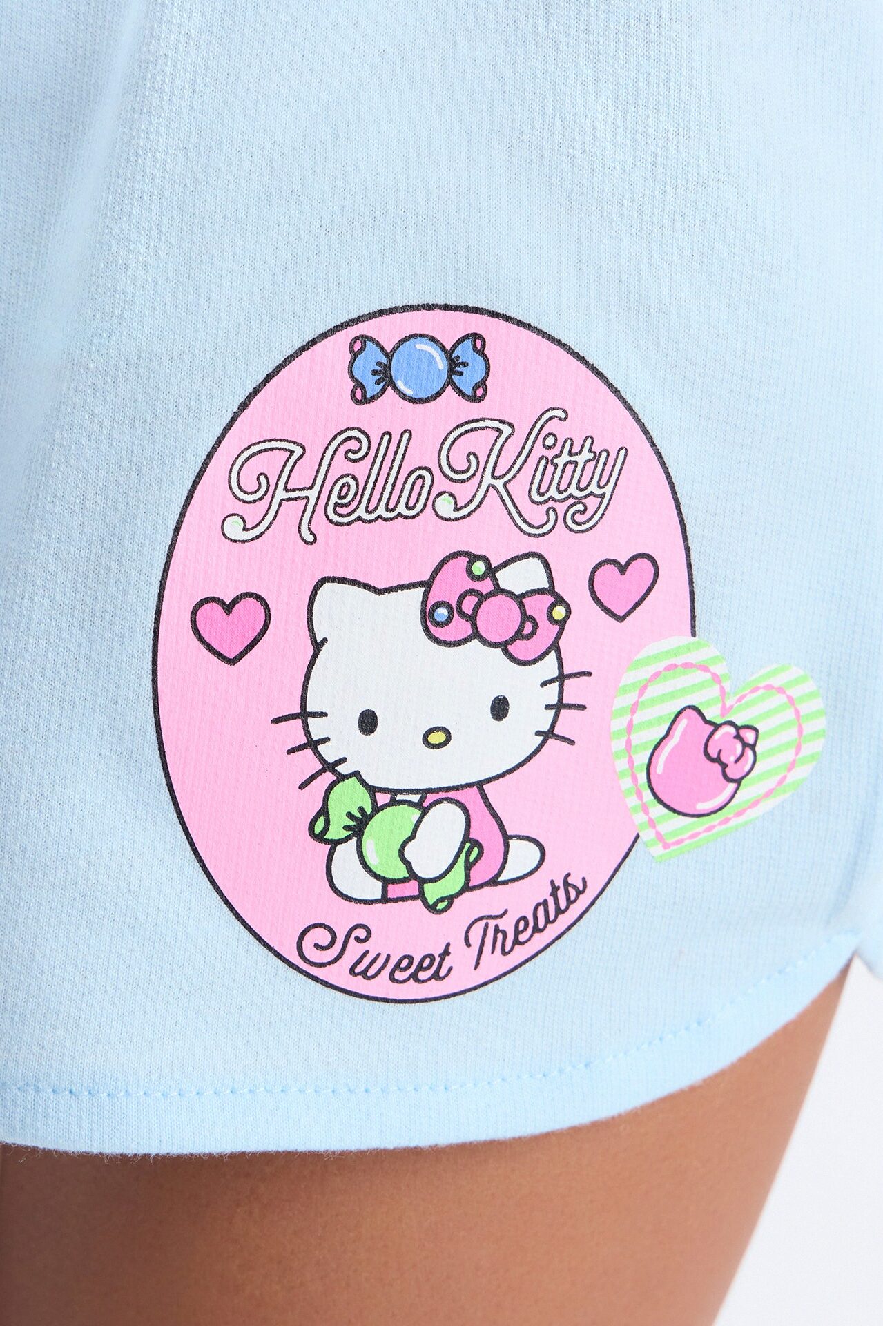 Mini Hello Kitty Happy Times Short Set - Light Blue
