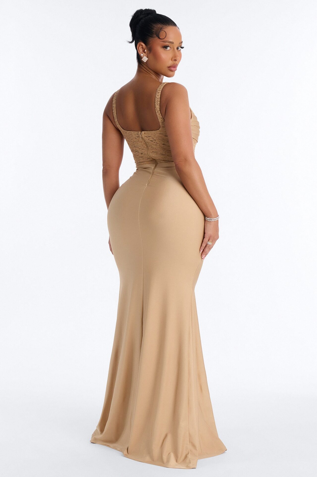 Chateau Hour Gown - Nude