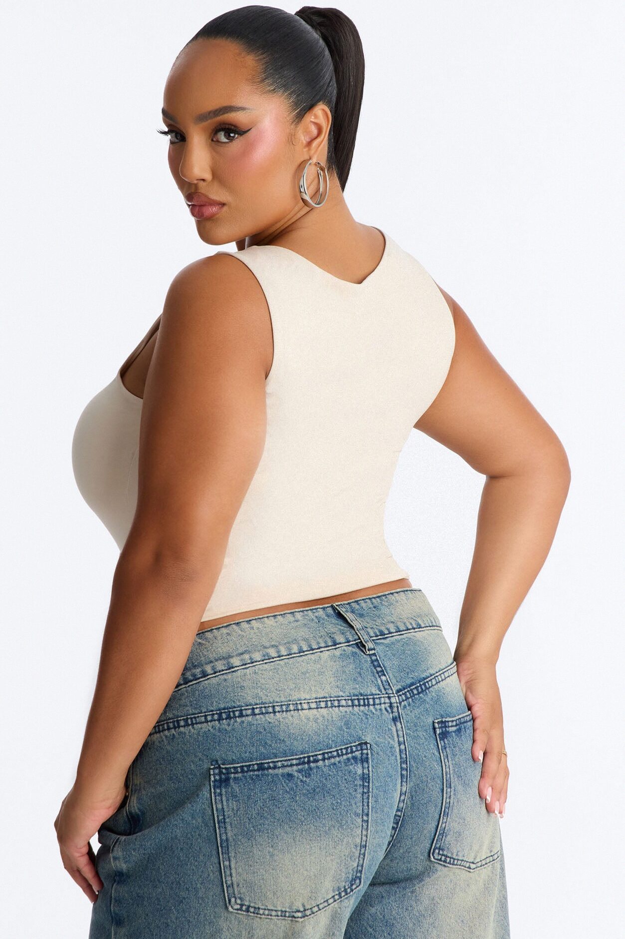 Thalia Tank Top - Stone