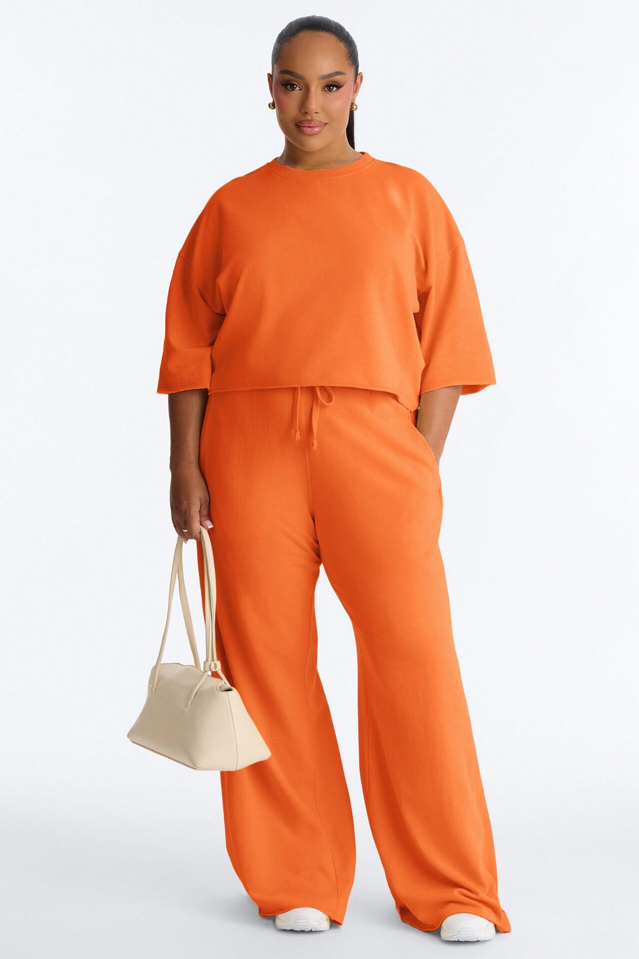Strollin' Around Pant Set - Orange