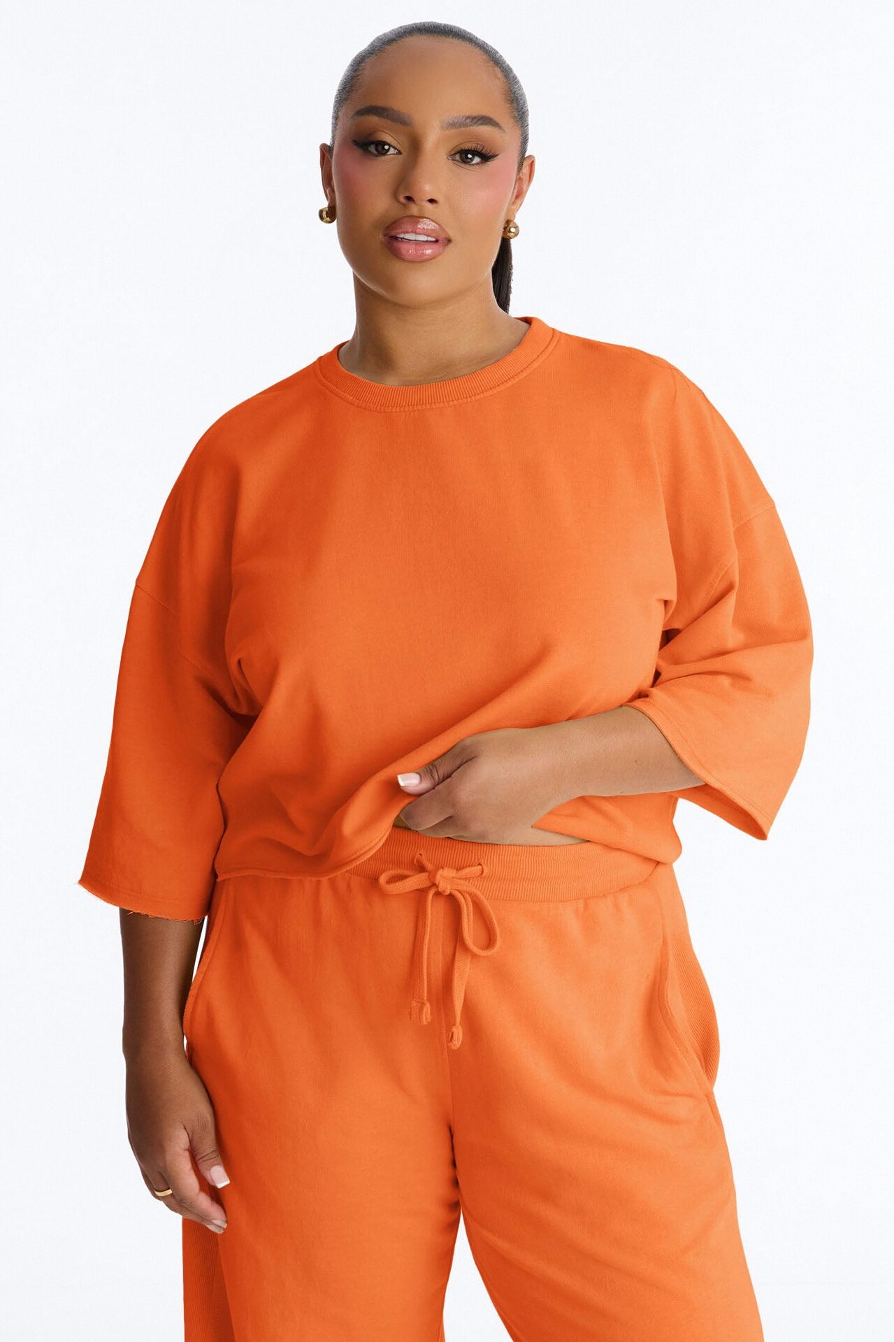 Strollin' Around Pant Set - Orange