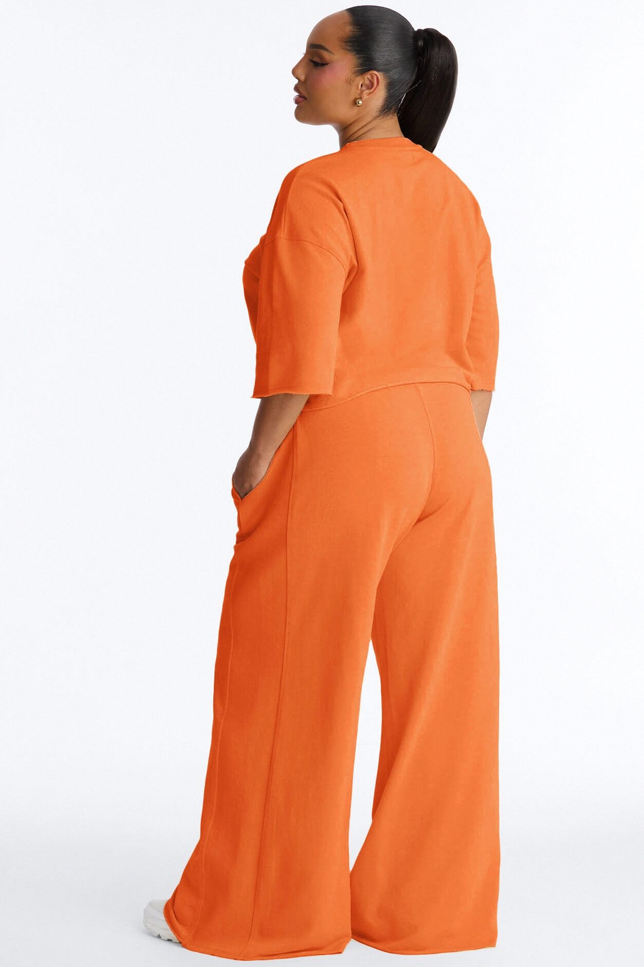 Strollin' Around Pant Set - Orange
