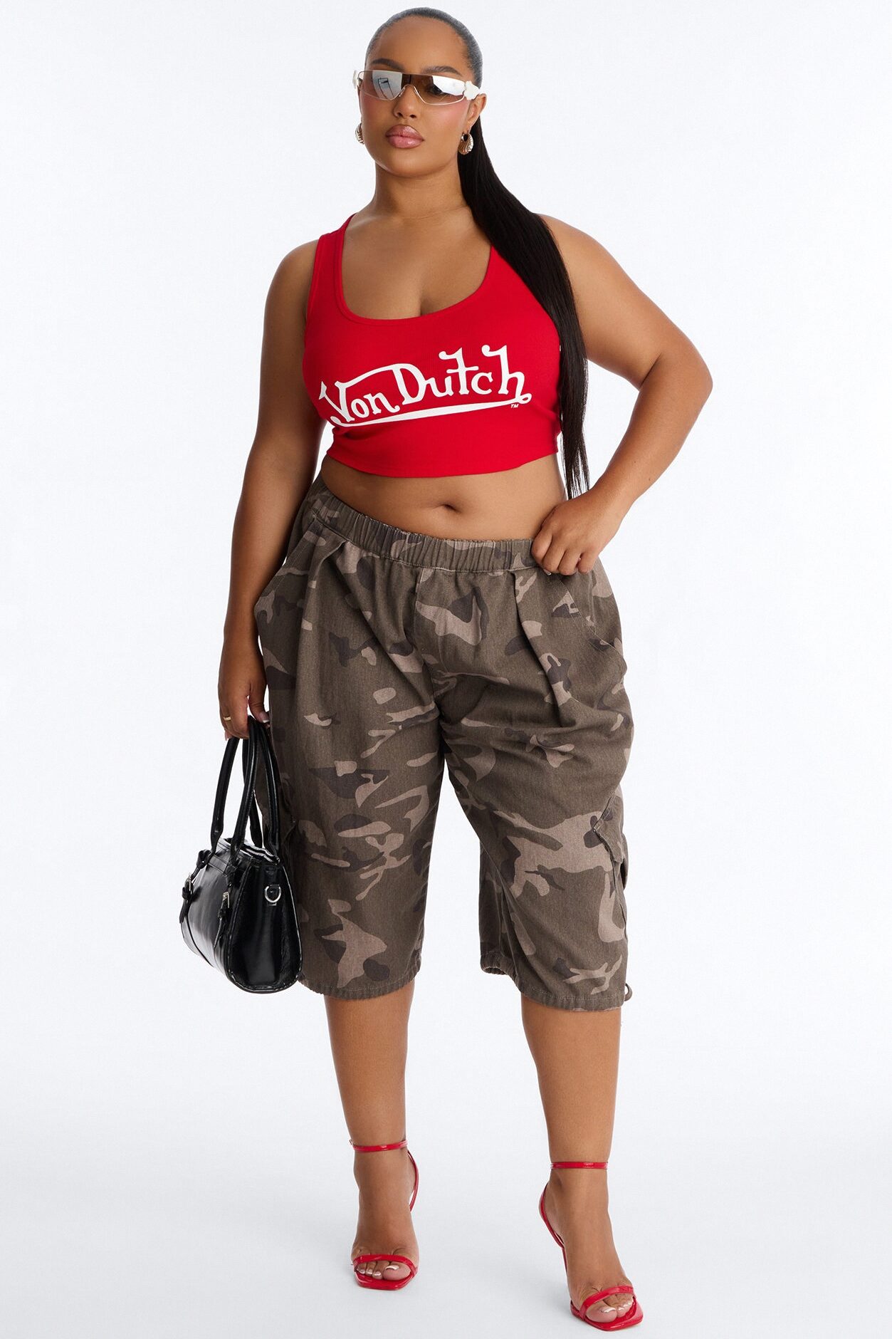 Von Dutch Logo Tank - Red