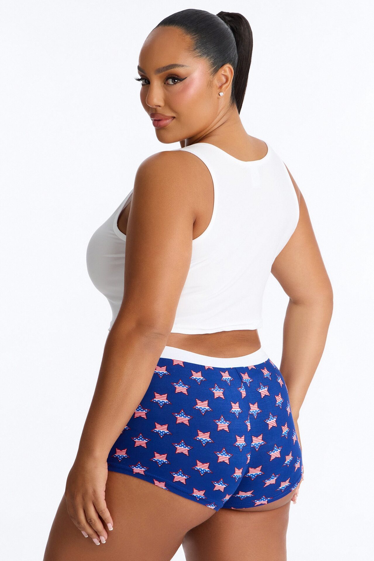 All The Above Stars PJ Short Set - Red/White