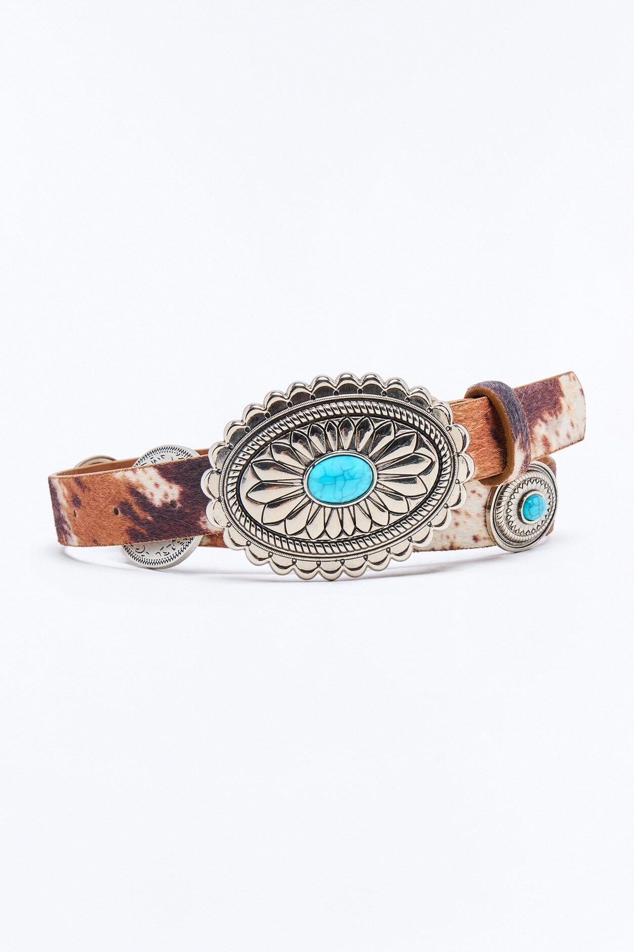 My Cowboy Crush Belt - Silver/Brown