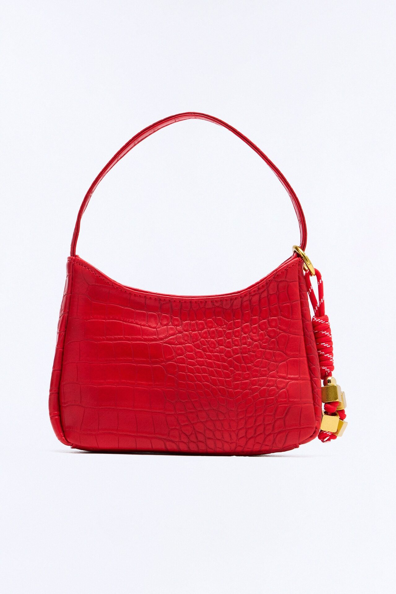 Giving Minimalist Faux Leather Satchel Handbag - Red