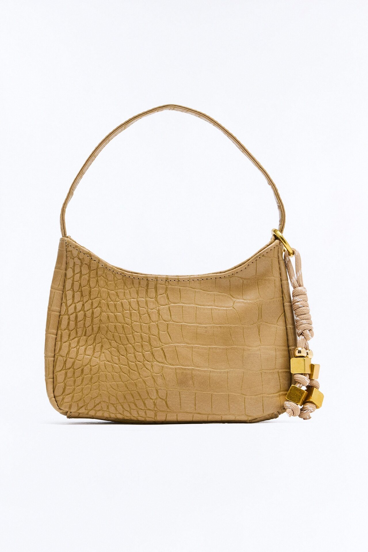 Giving Minimalist Faux Leather Satchel Handbag - Tan