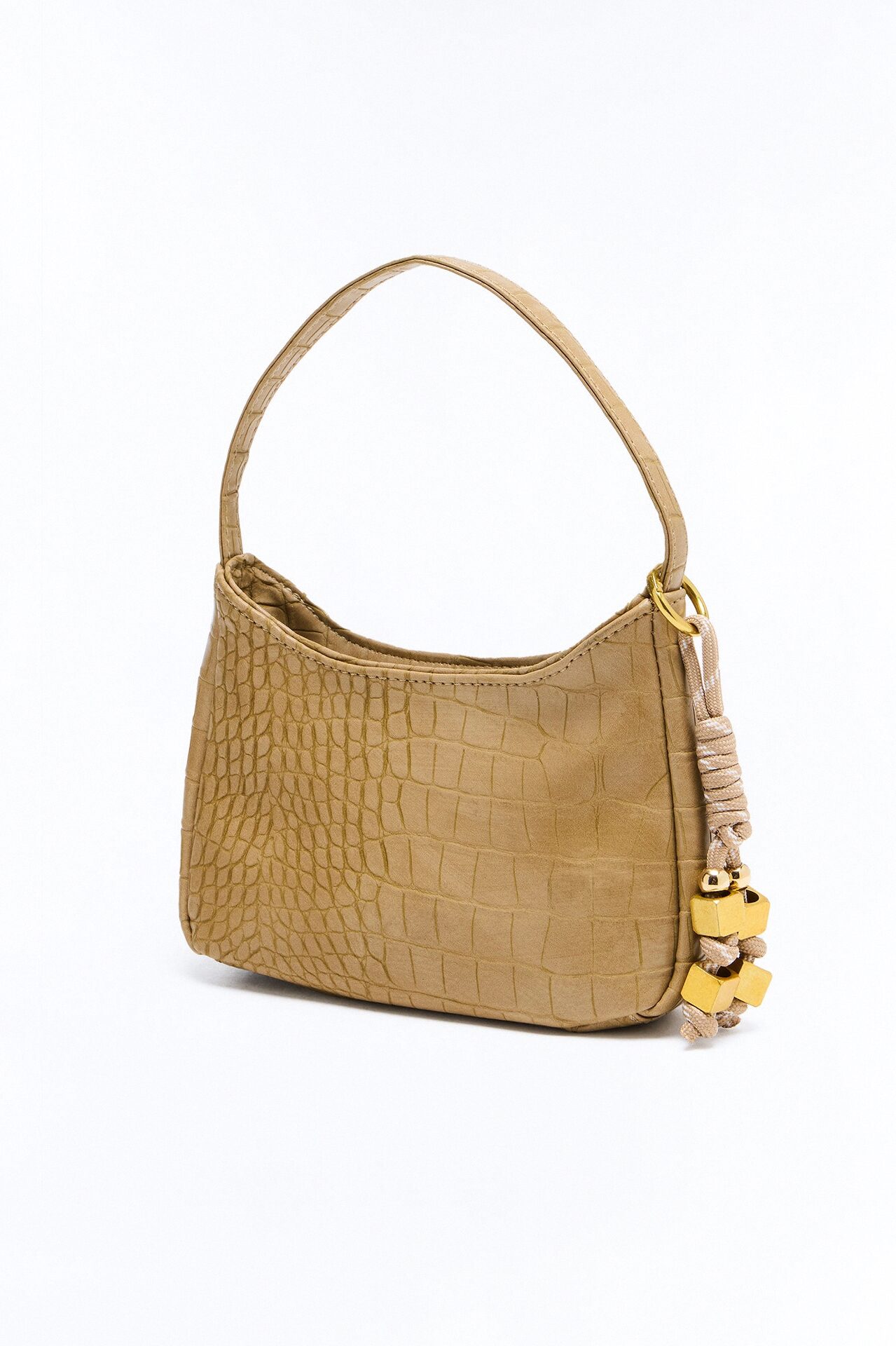 Giving Minimalist Faux Leather Satchel Handbag - Tan