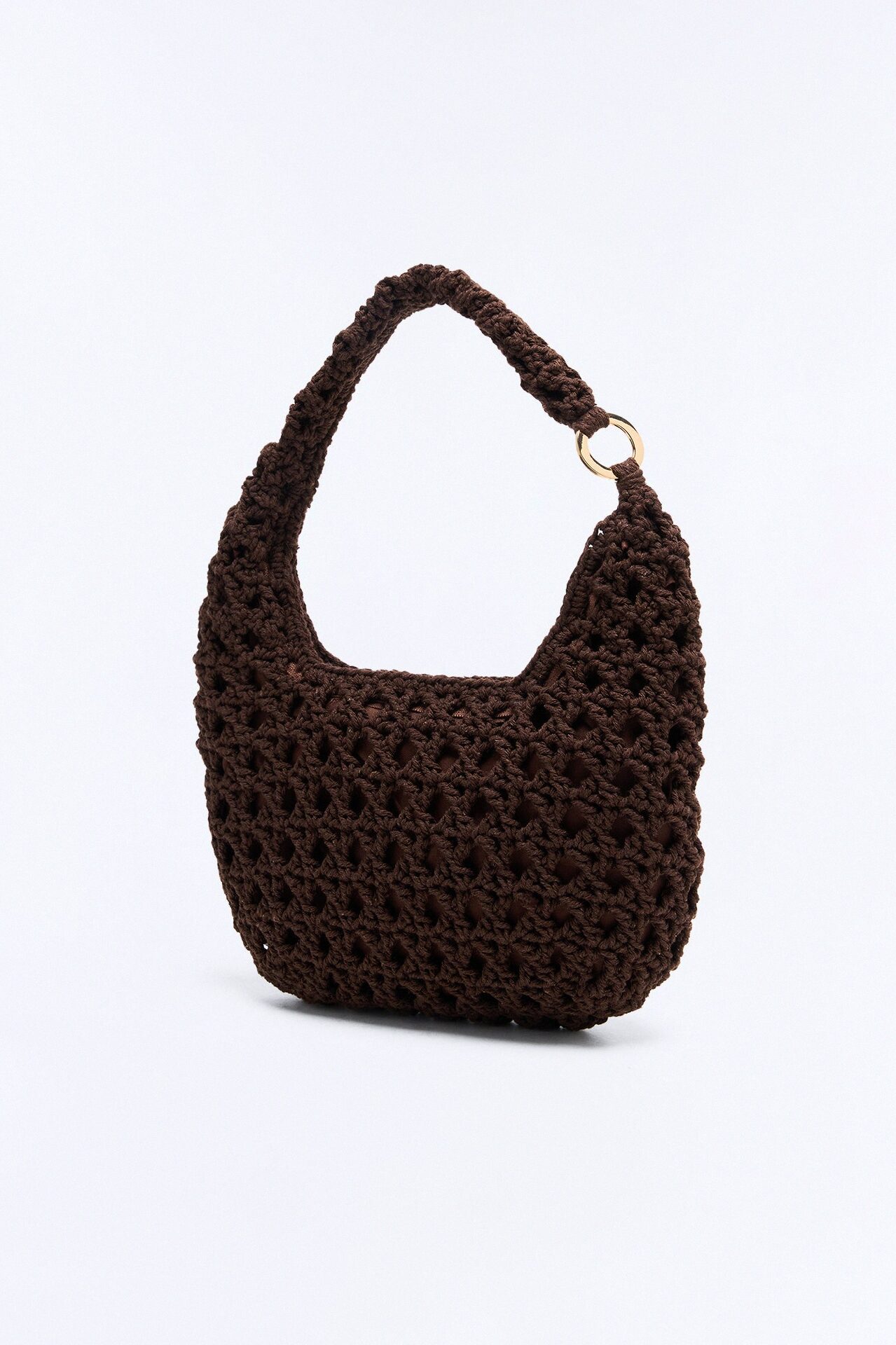 Costa Brava Crochet Bag - Brown