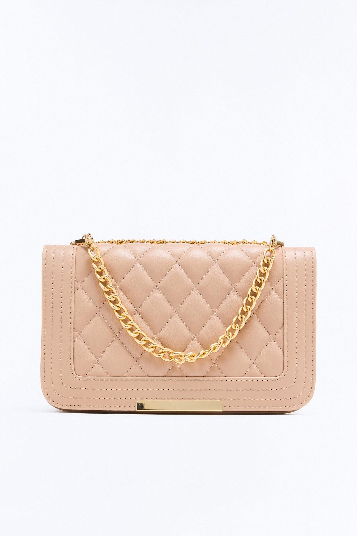 Leave The Rest Behind Crossbody Bag - Nude