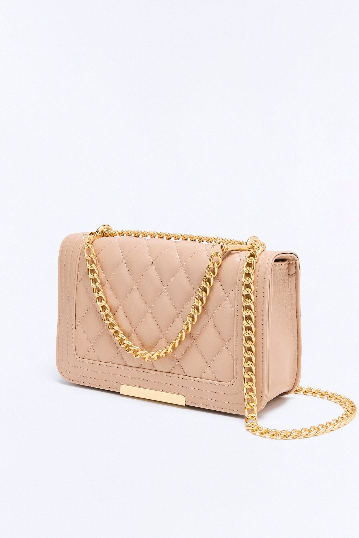 Leave The Rest Behind Crossbody Bag - Nude