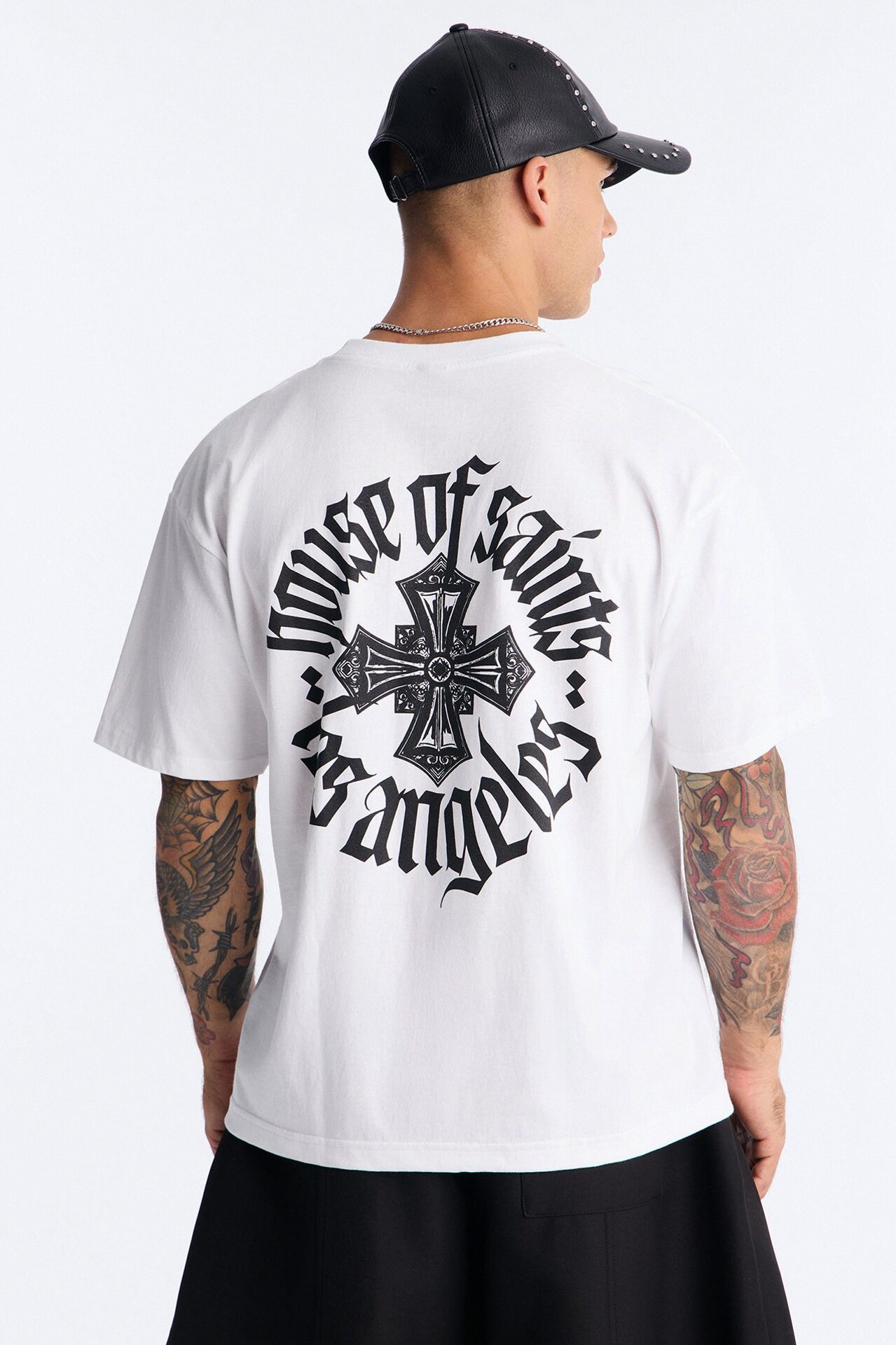 House Of Saints Boxy Short Sleeve Tee - White