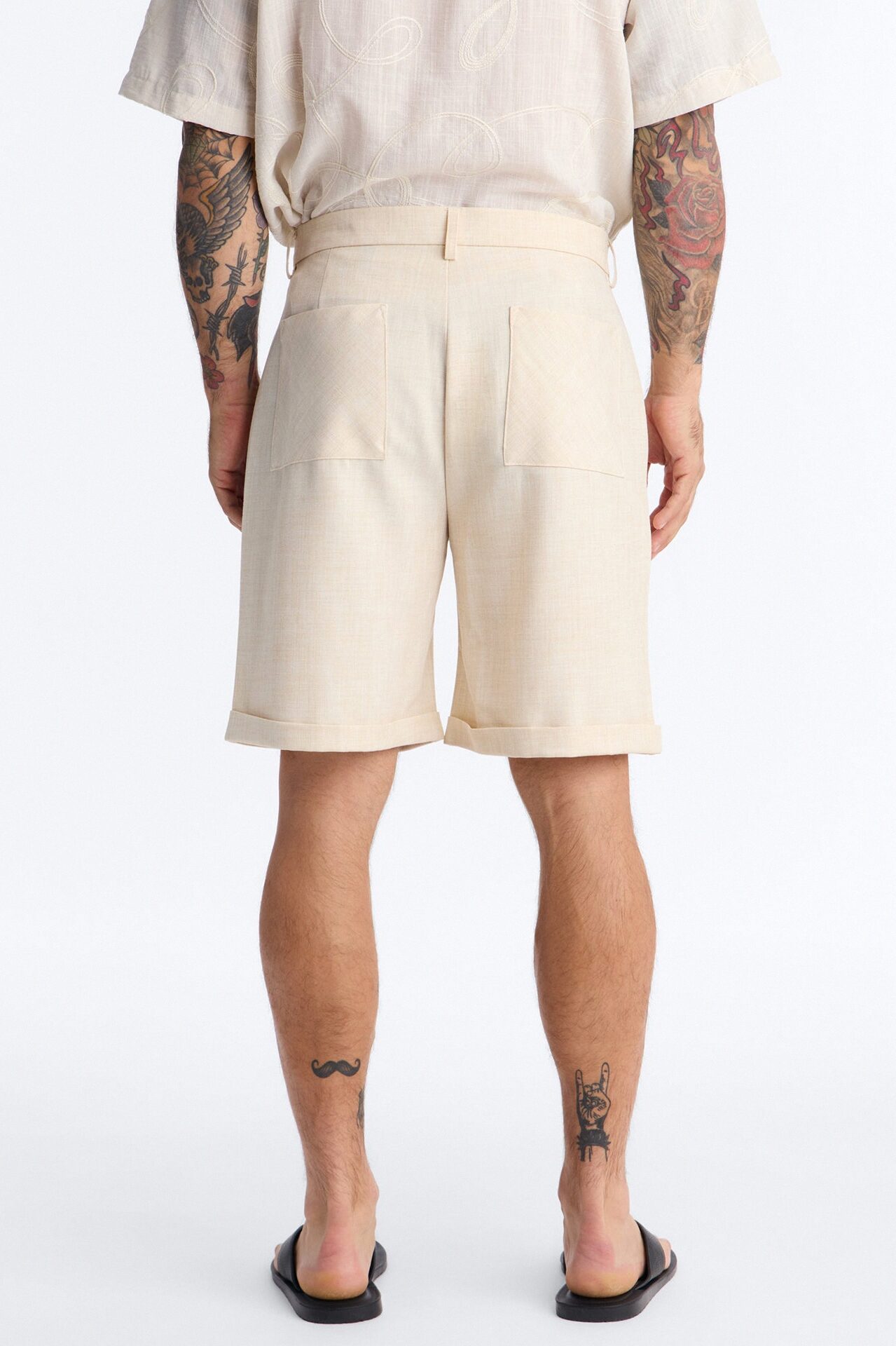 Sorrento Relaxed Trouser Short - Tan