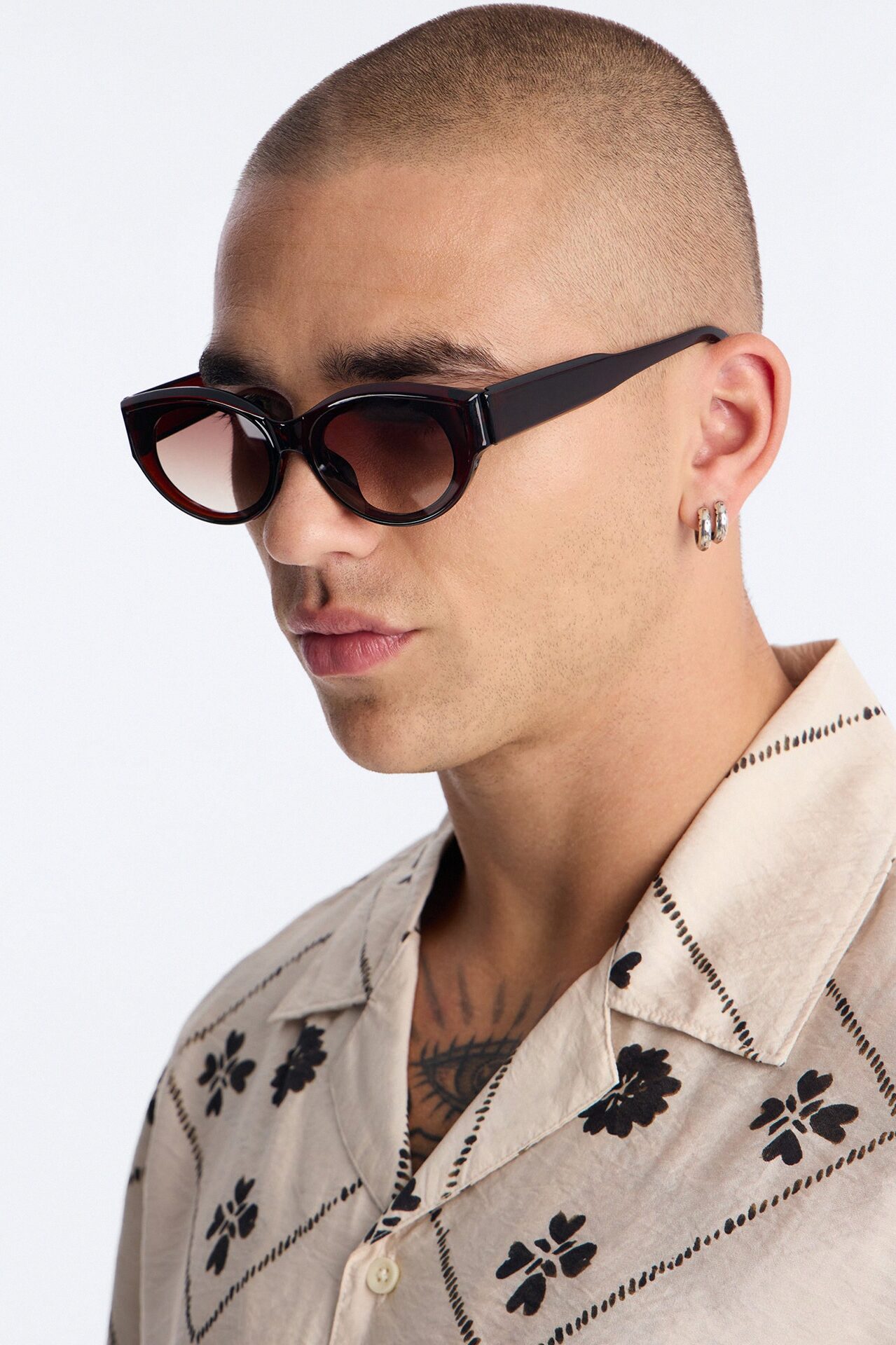 Give Me Fever Circular Sunglasses - Dark Brown