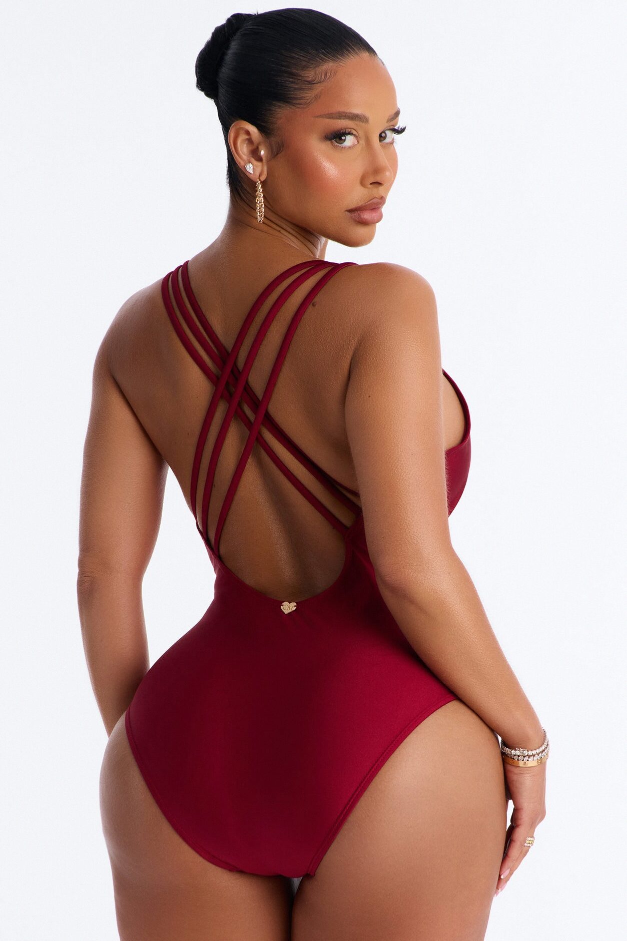 Pressure In Paradise 1 Piece Swimsuit - Brown