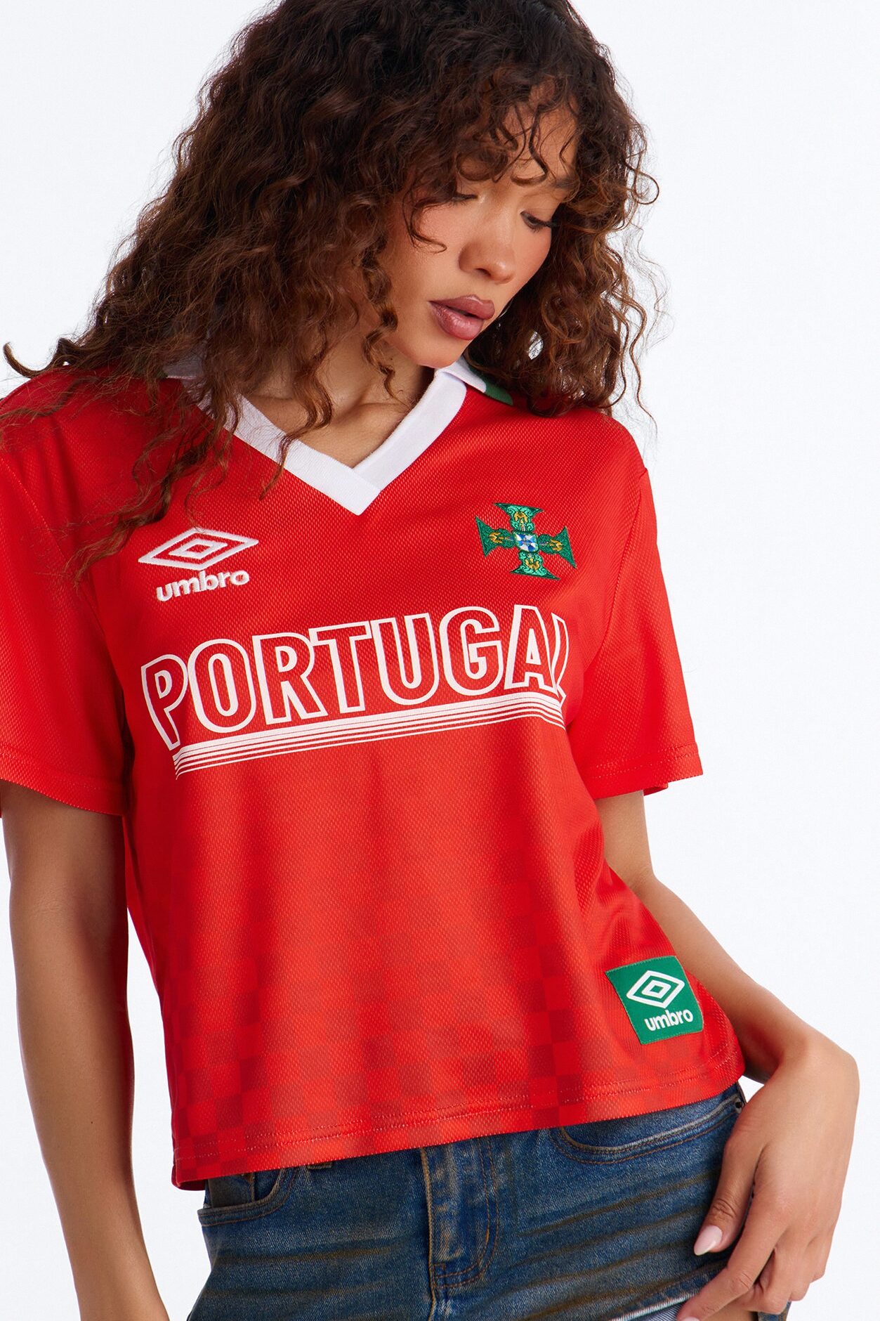 Umbro Portugal Athletic Jersey - Red