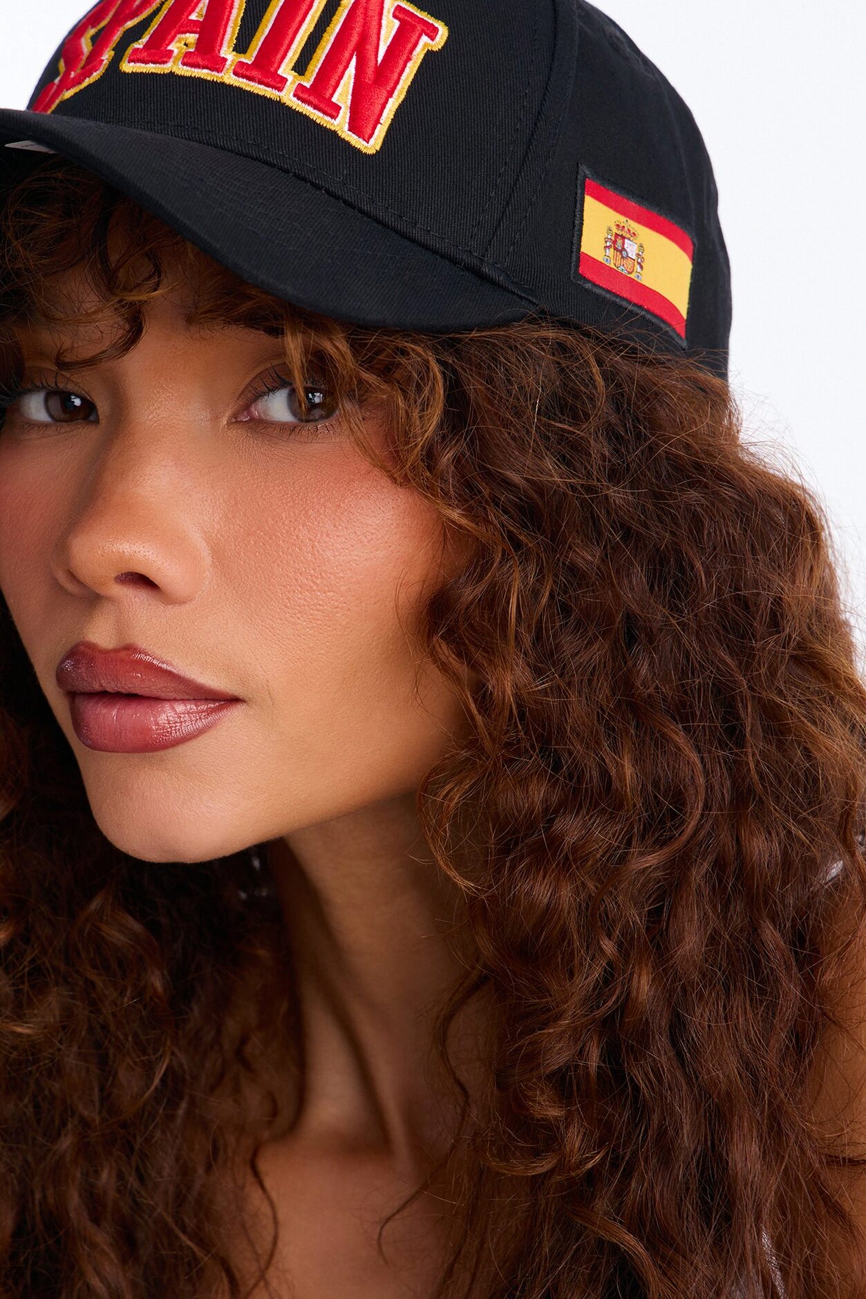 Spain Love Baseball Hat - Black/combo