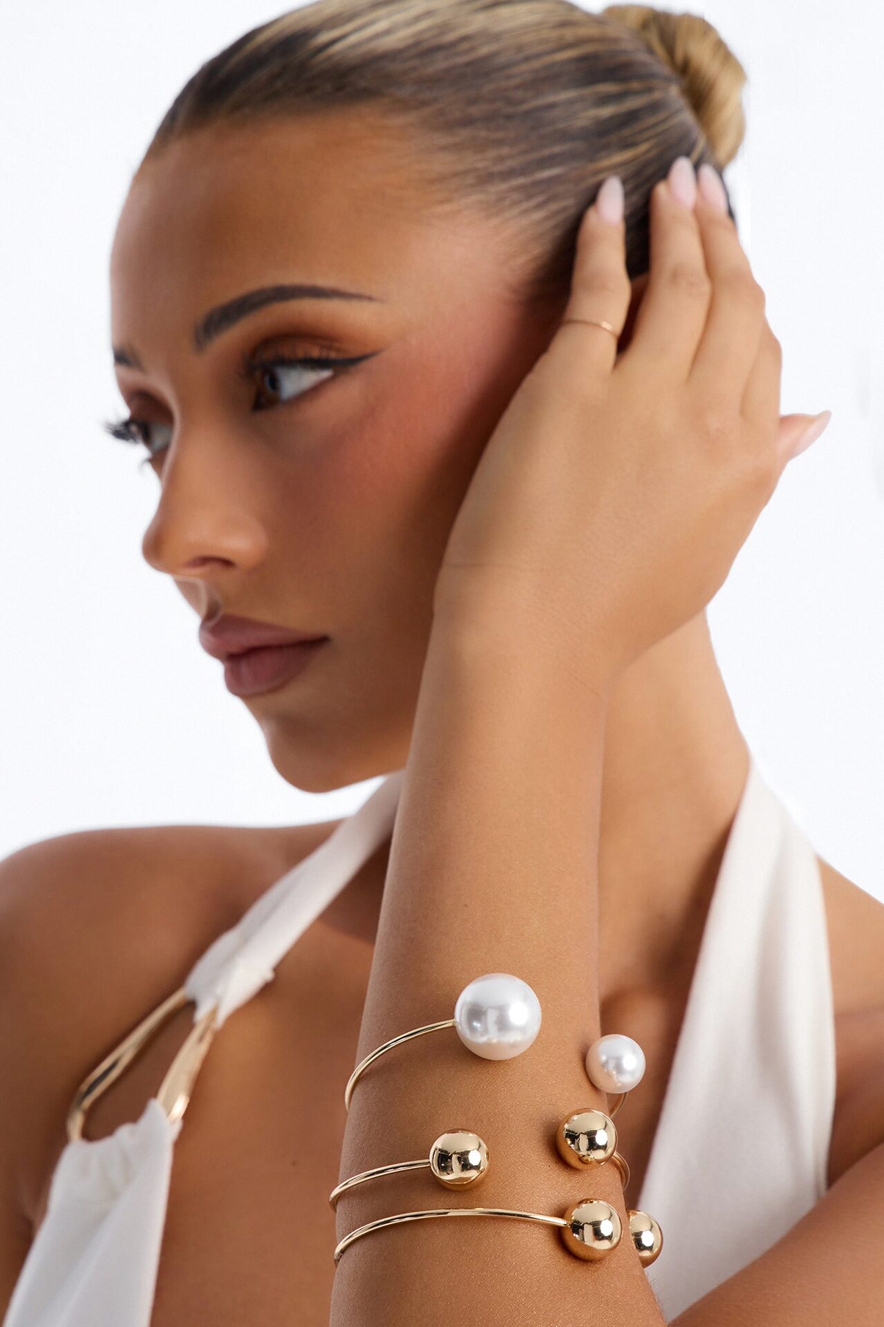 Ari 2 Piece Bracelet Set - Gold/combo