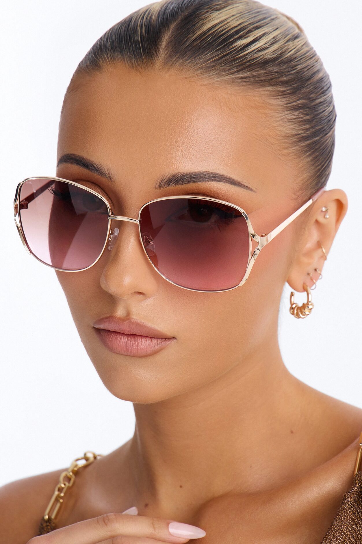 Amber Air Sunglasses - Pink