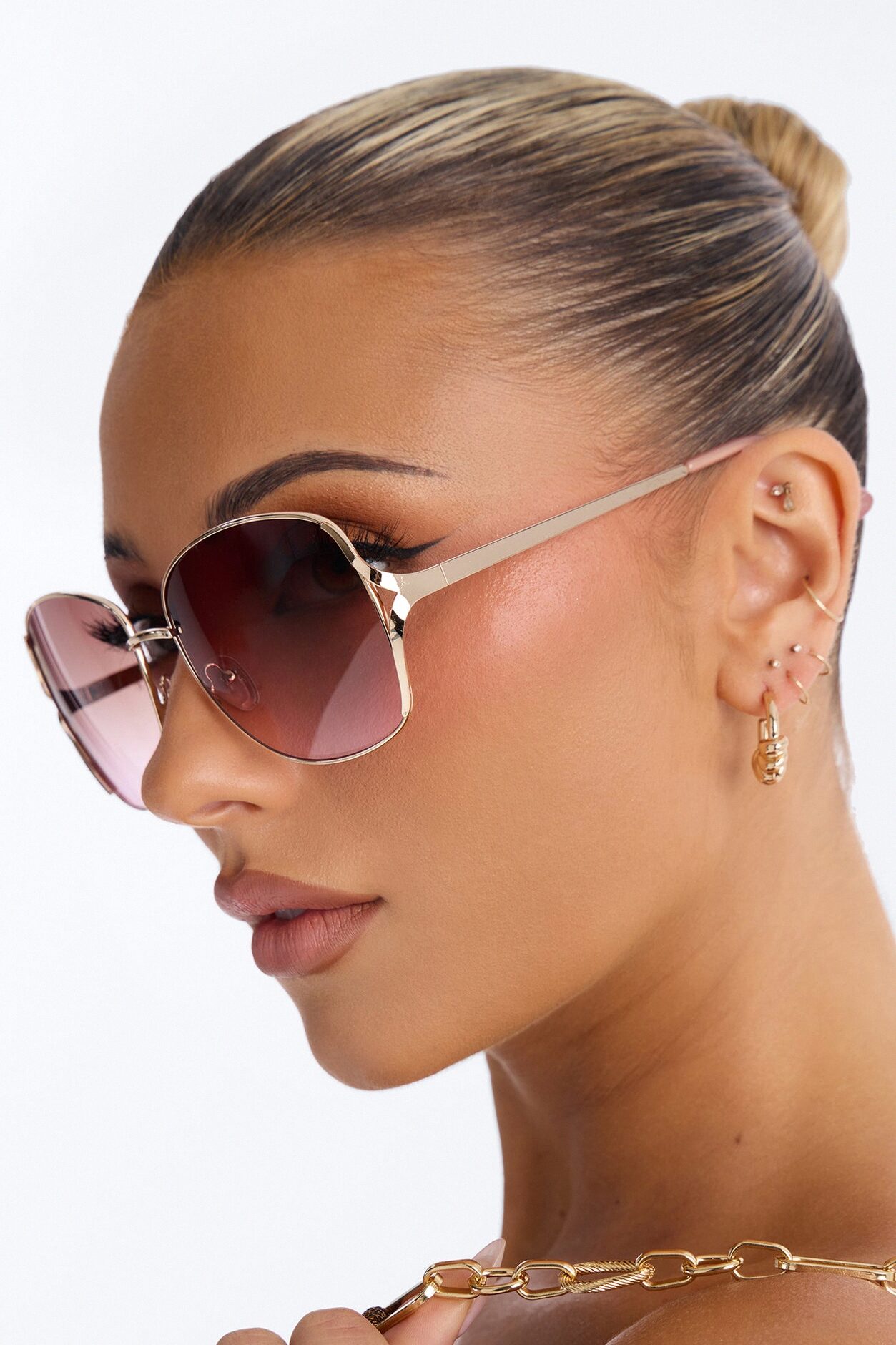 Amber Air Sunglasses - Pink