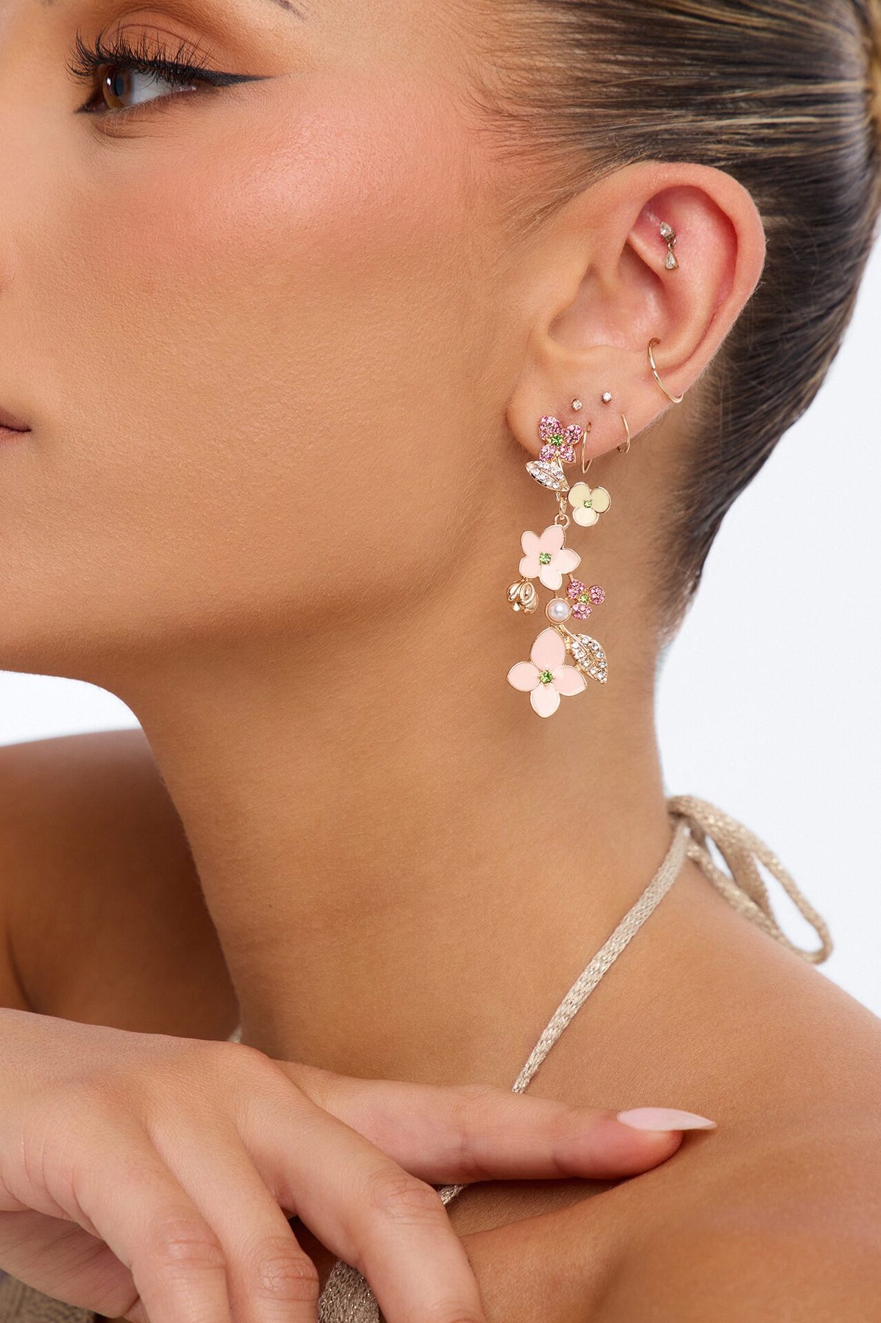 Darling You Drop Earrings - Pink/combo