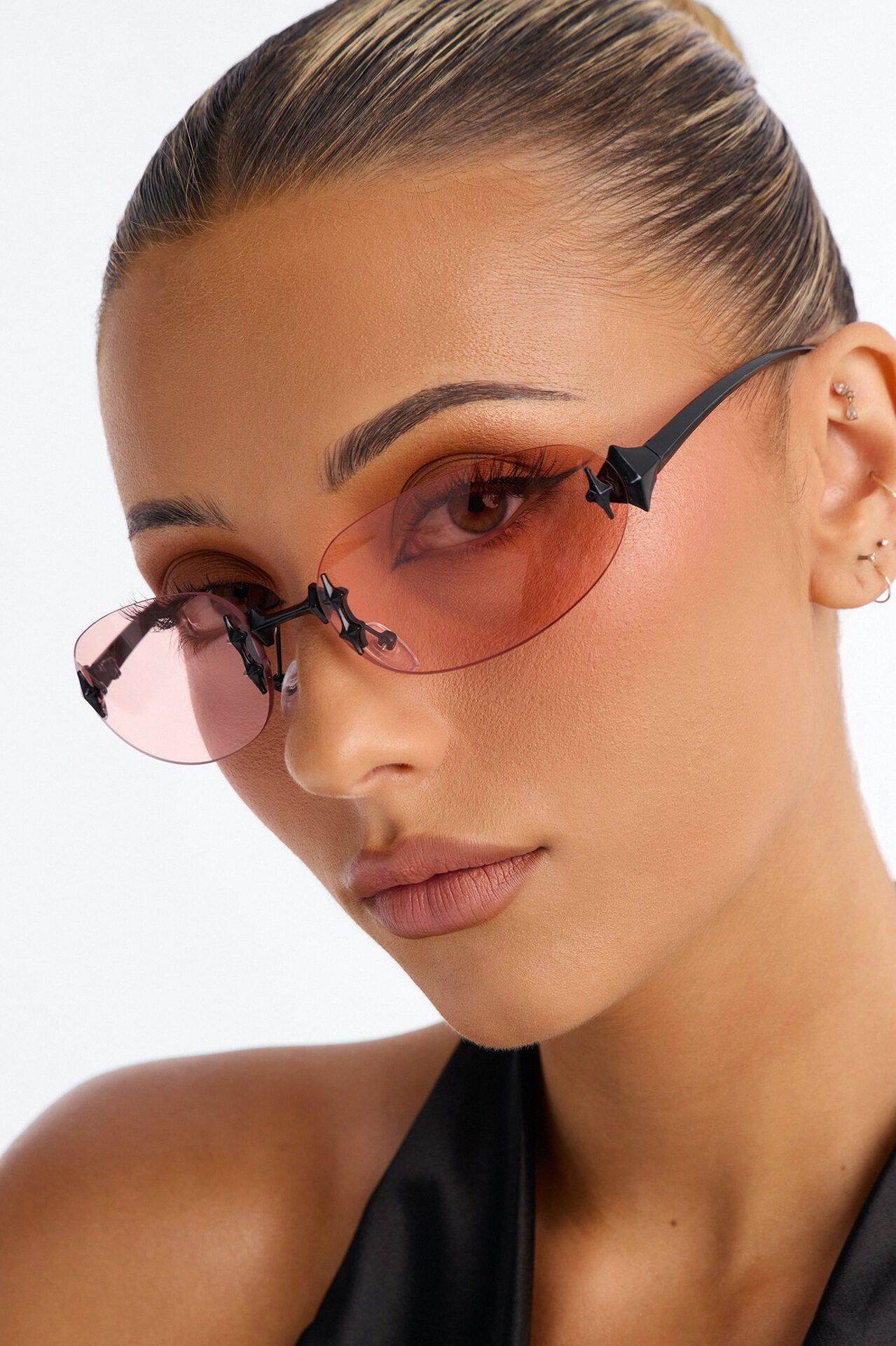 Aurora Borealis Sunglasses - Pink/combo