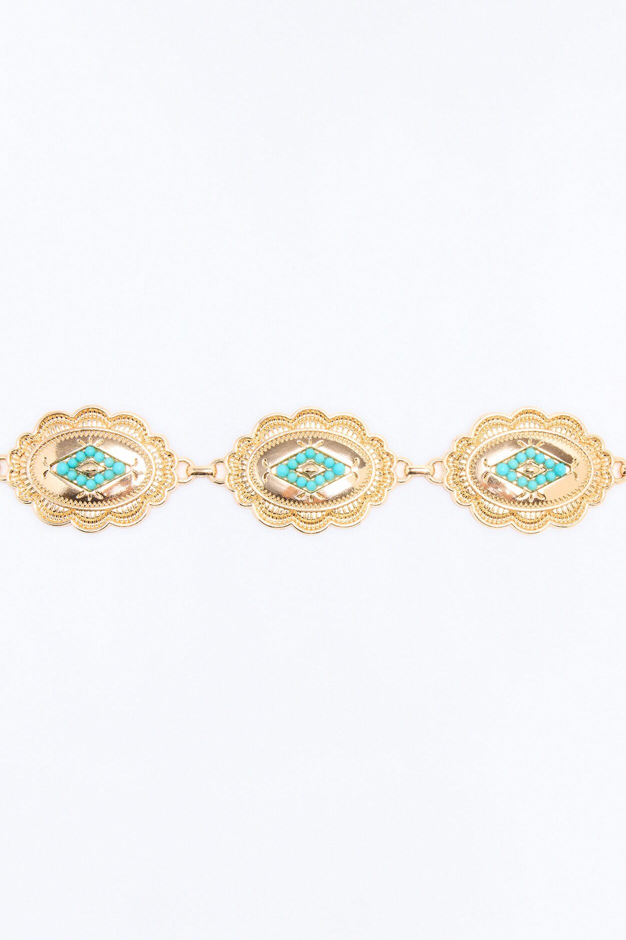 In Your Eyes Chain Belt - Gold/combo