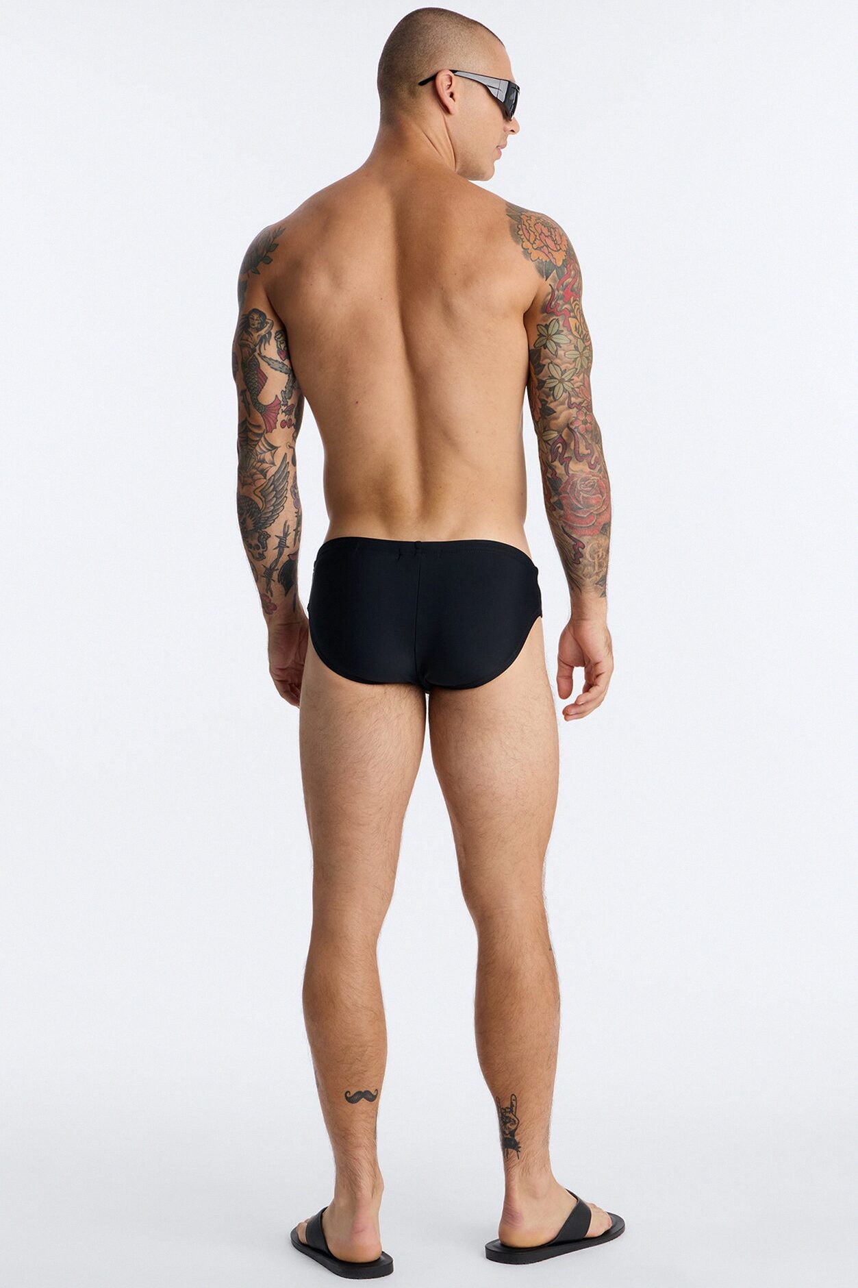 Essential Breathable Stretch Swim Brief - Black
