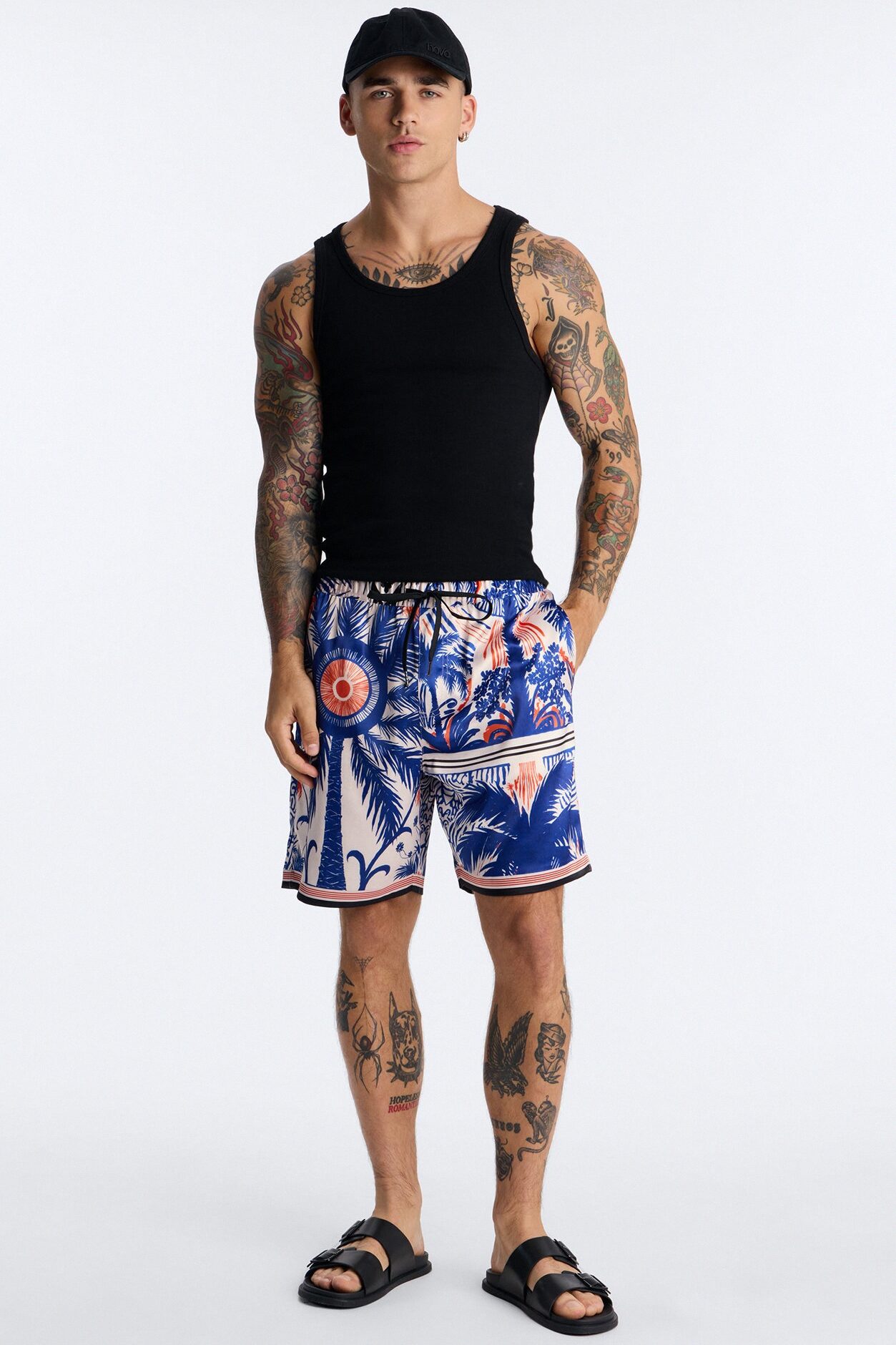 Monaco Palms Shorts - Navy