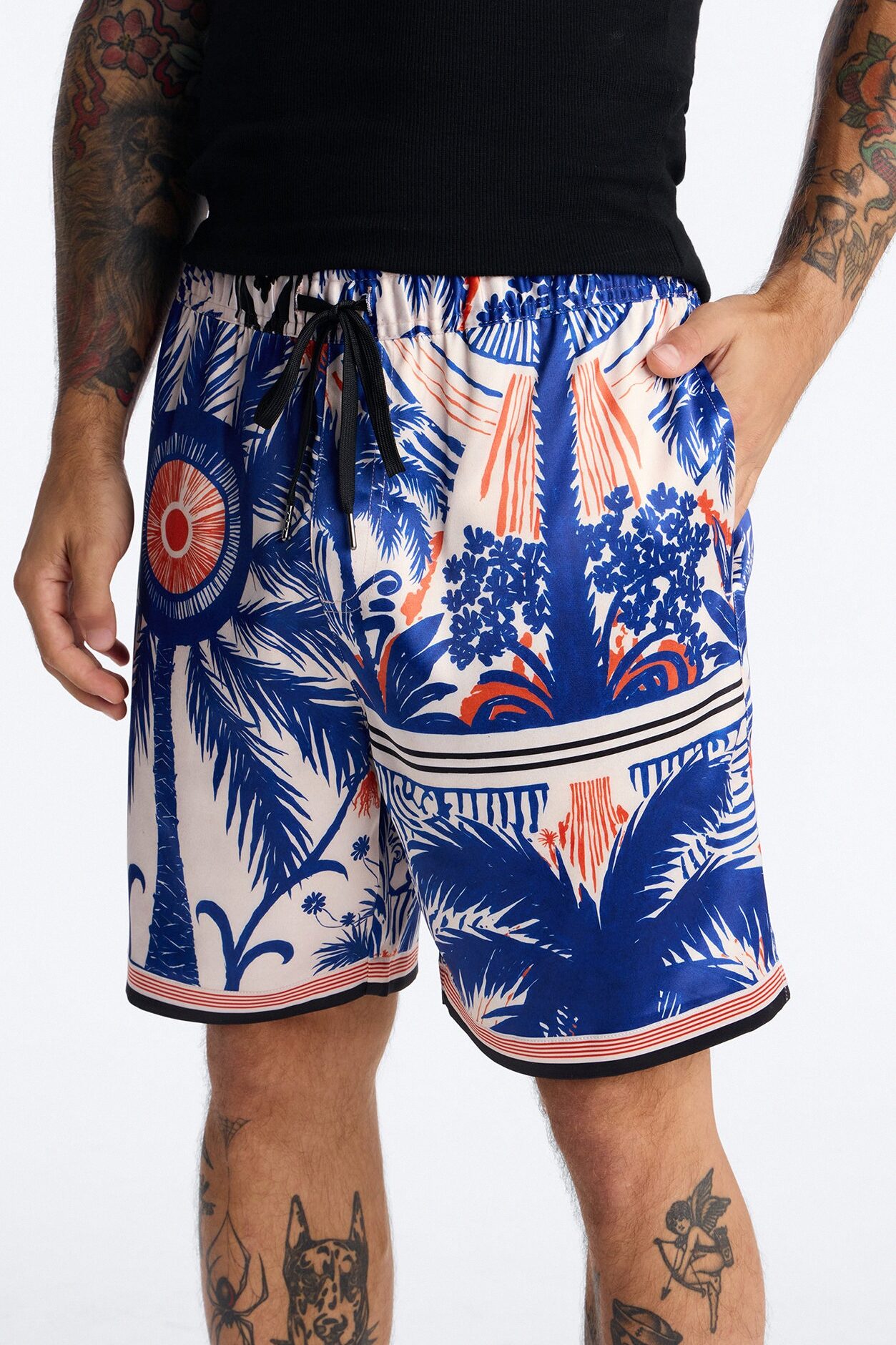 Monaco Palms Shorts - Navy