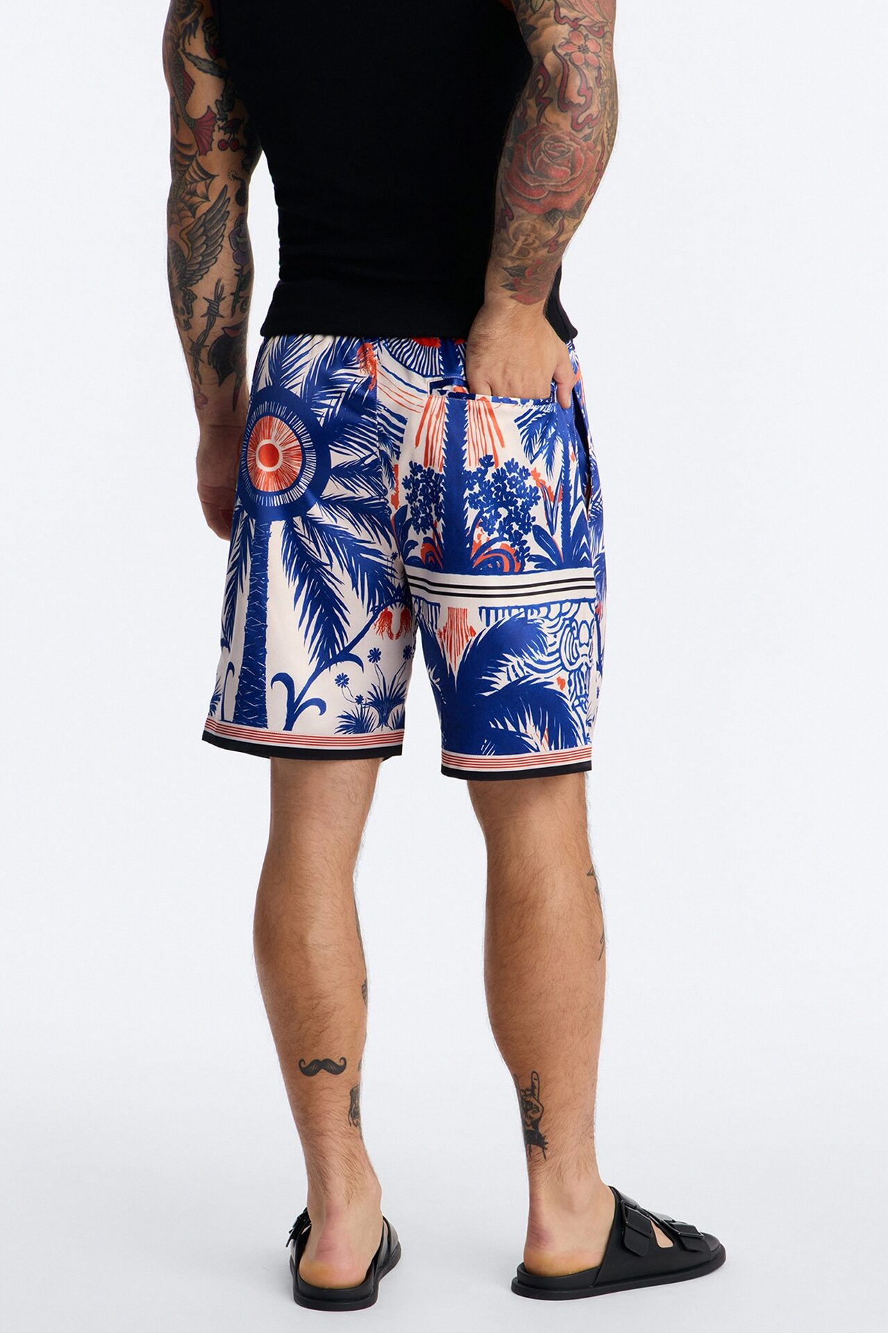 Monaco Palms Shorts - Navy