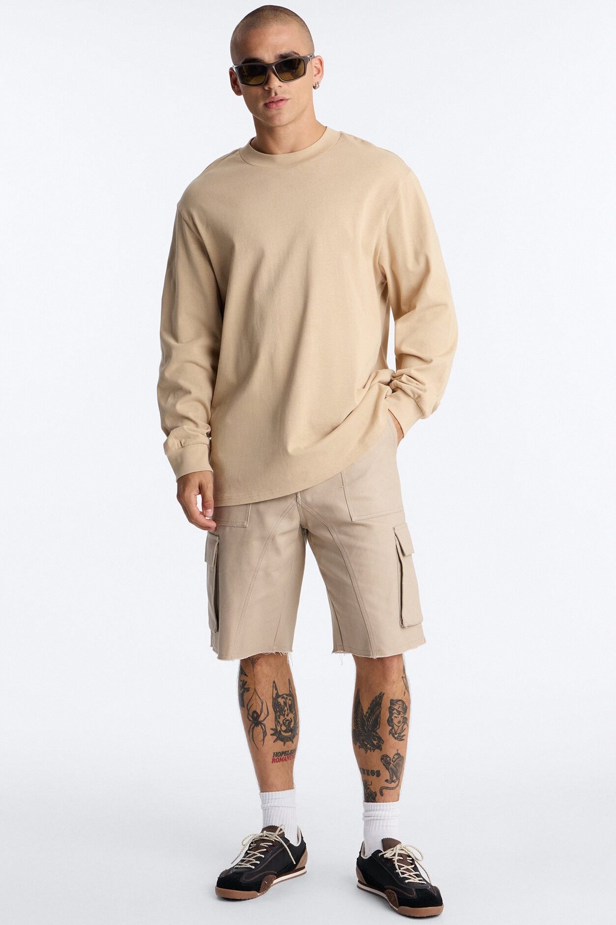 Twill Cargo Short - Khaki