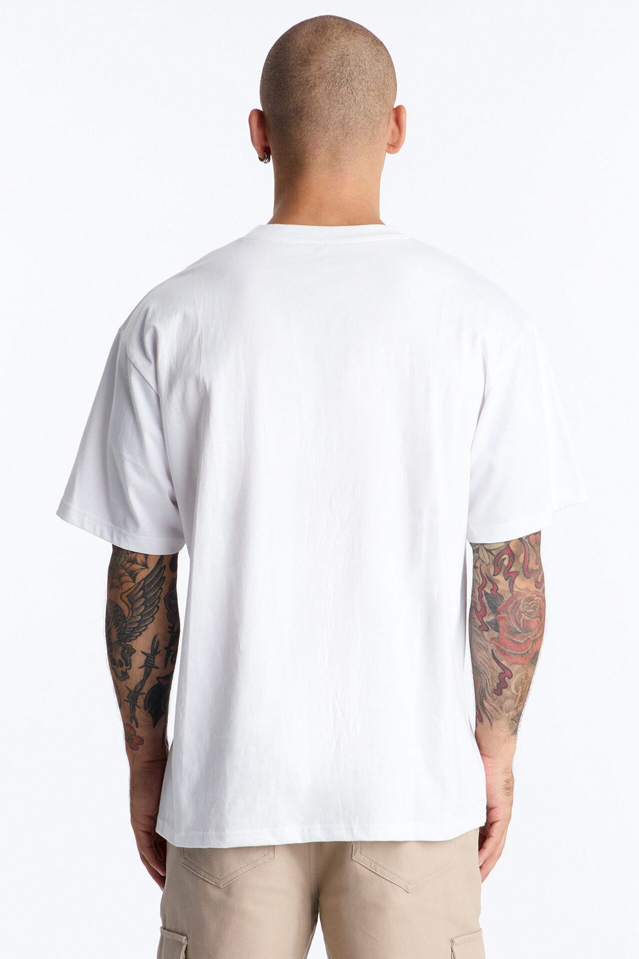 Forever Saint Oversized Short Sleeve Tee - White