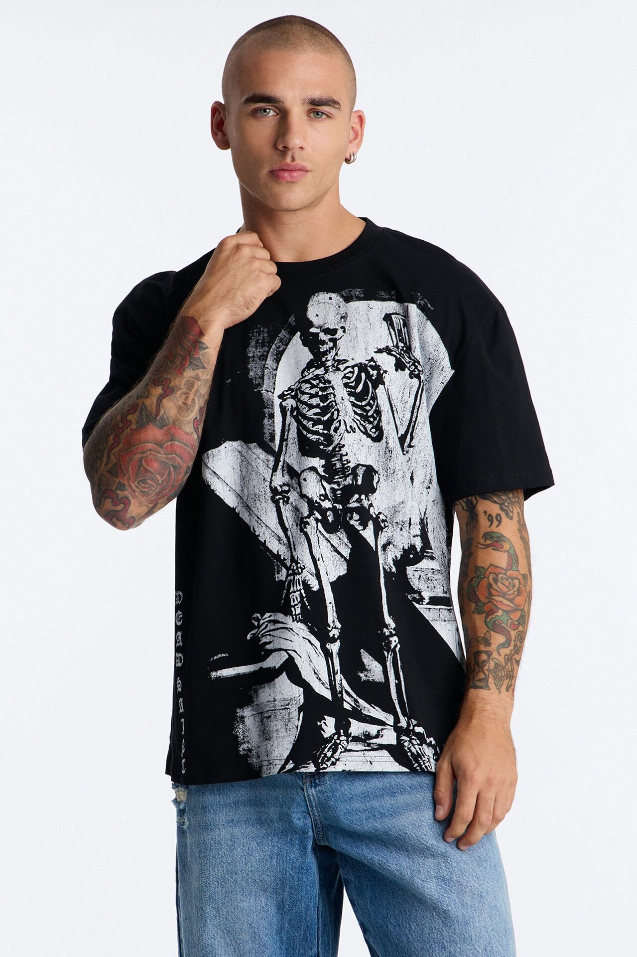 Dead Saint Oversized Short Sleeve Tee - Black