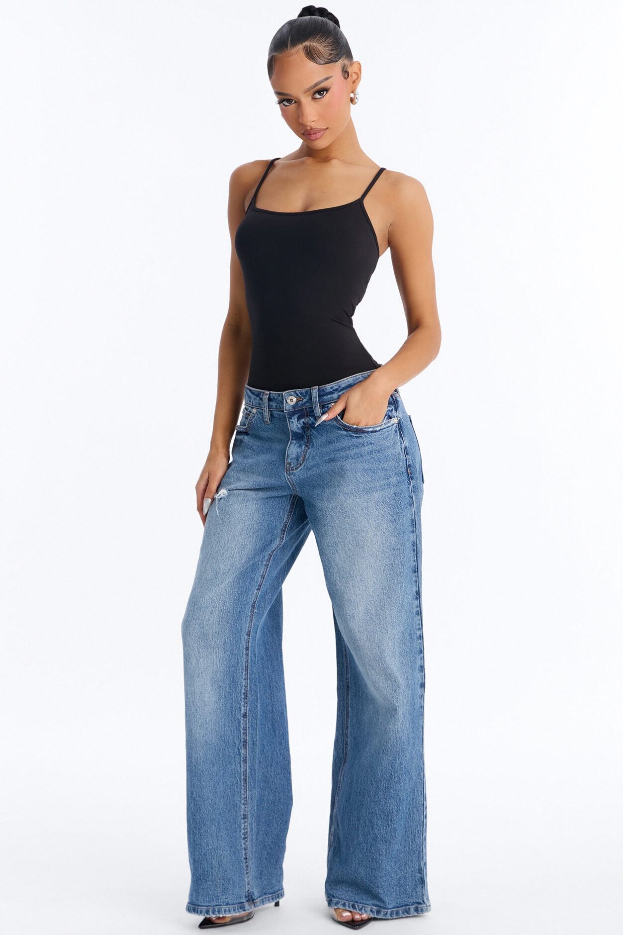 Carrie Everyday Cami Top - Black