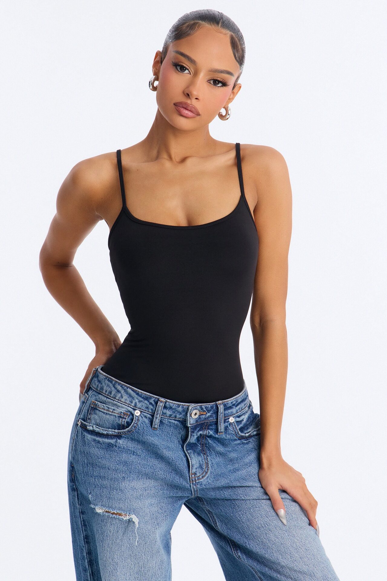 Carrie Everyday Cami Top - Black