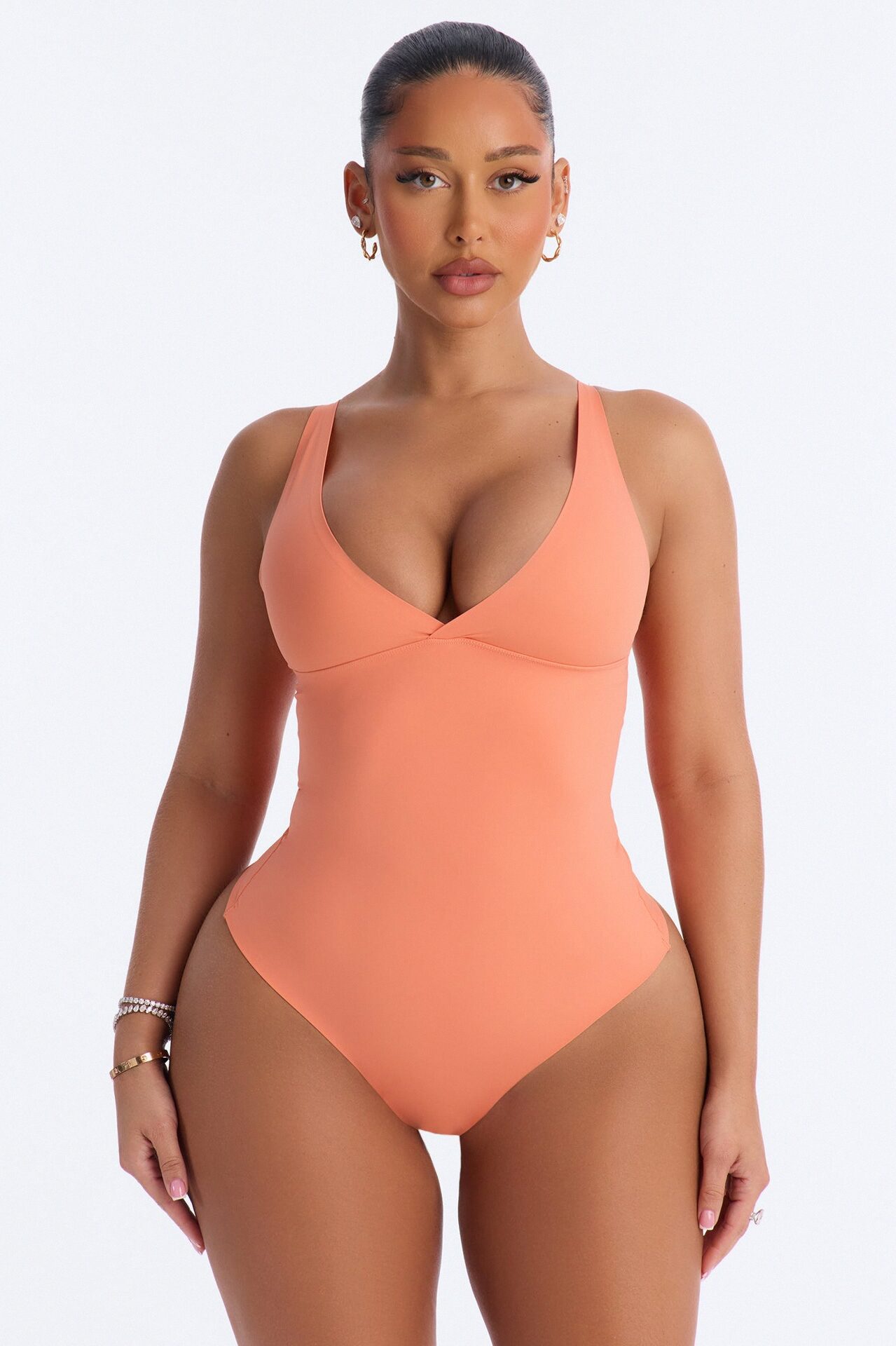 Yara Seamless Bodysuit - Orange