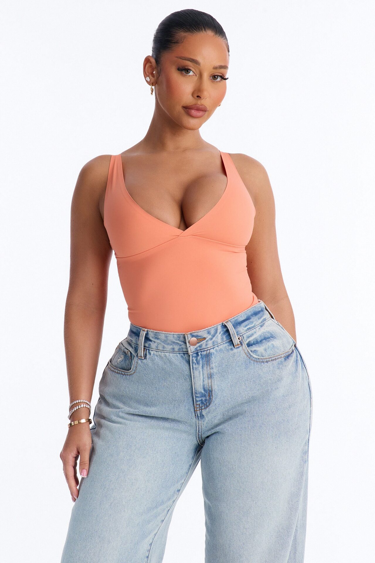 Yara Seamless Bodysuit - Orange