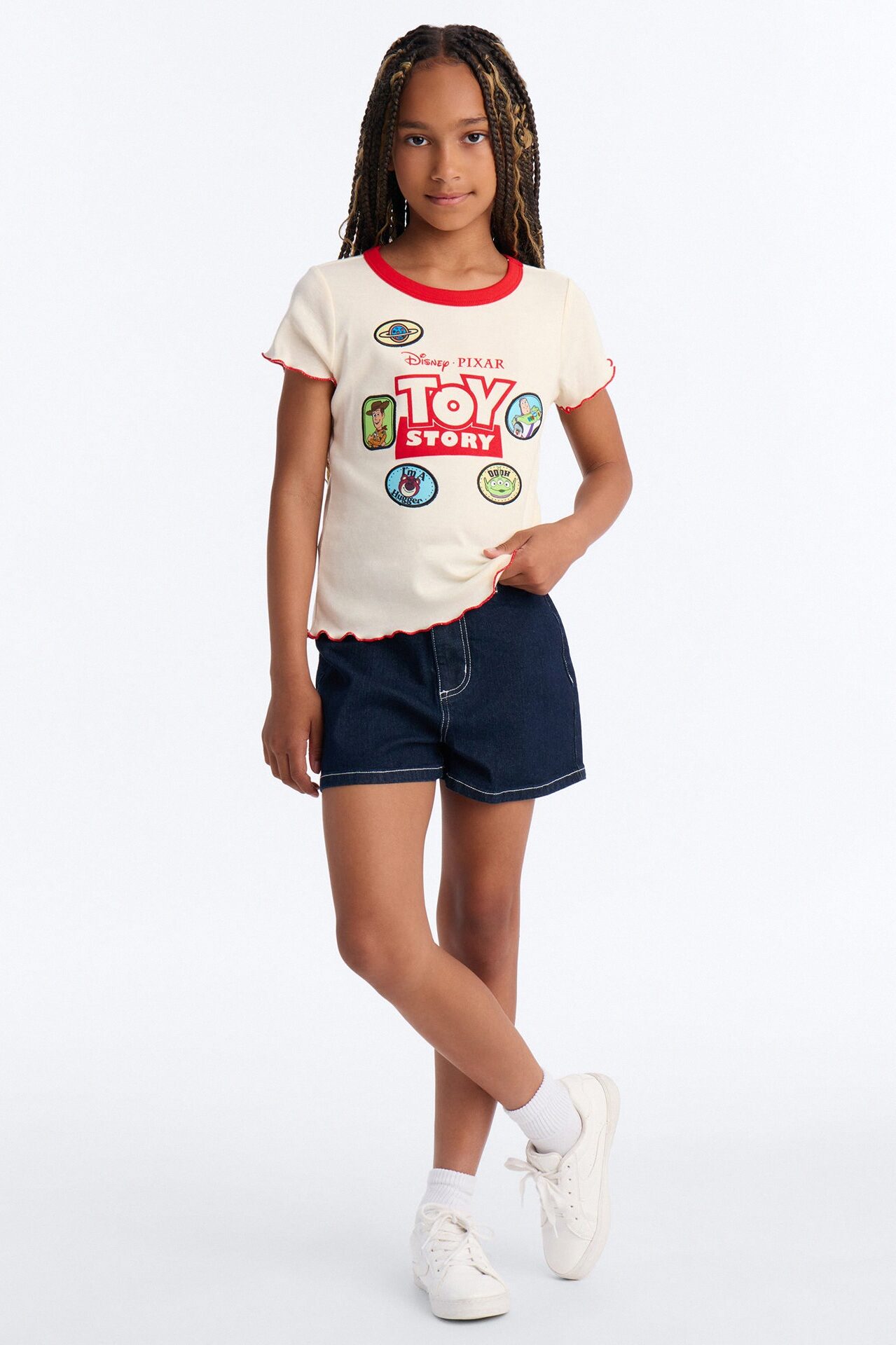 Mini Toy Story Short Sleeve Tee - Cream