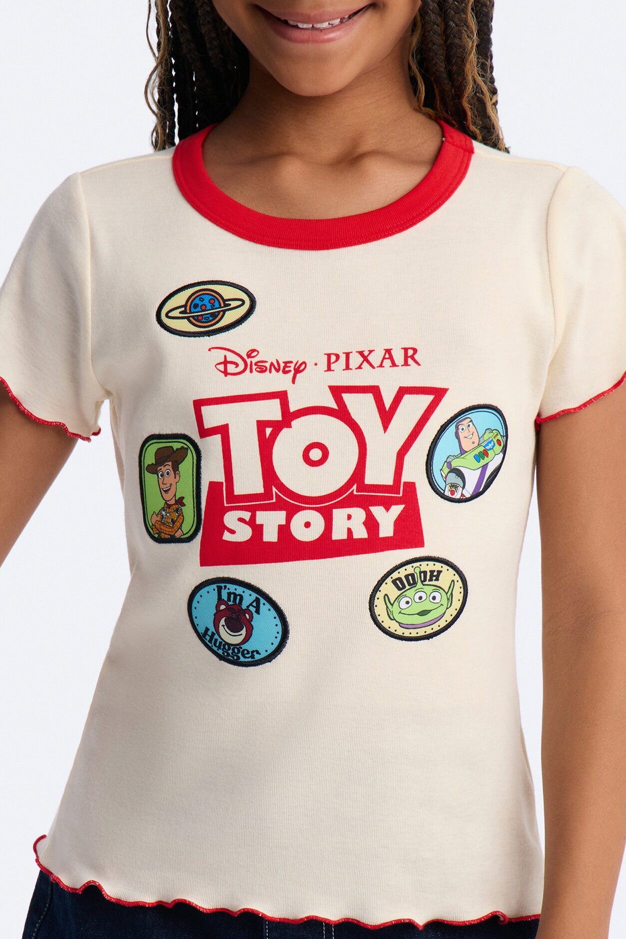 Mini Toy Story Short Sleeve Tee - Cream