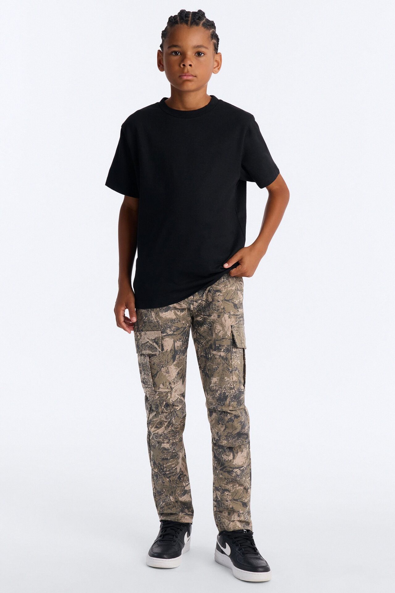 Mini Just The Right Time Short Sleeve Tee - Black