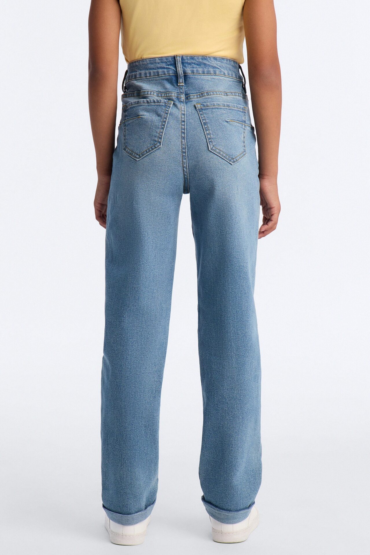 Mini Clara Straight Leg Jean - Medium Wash