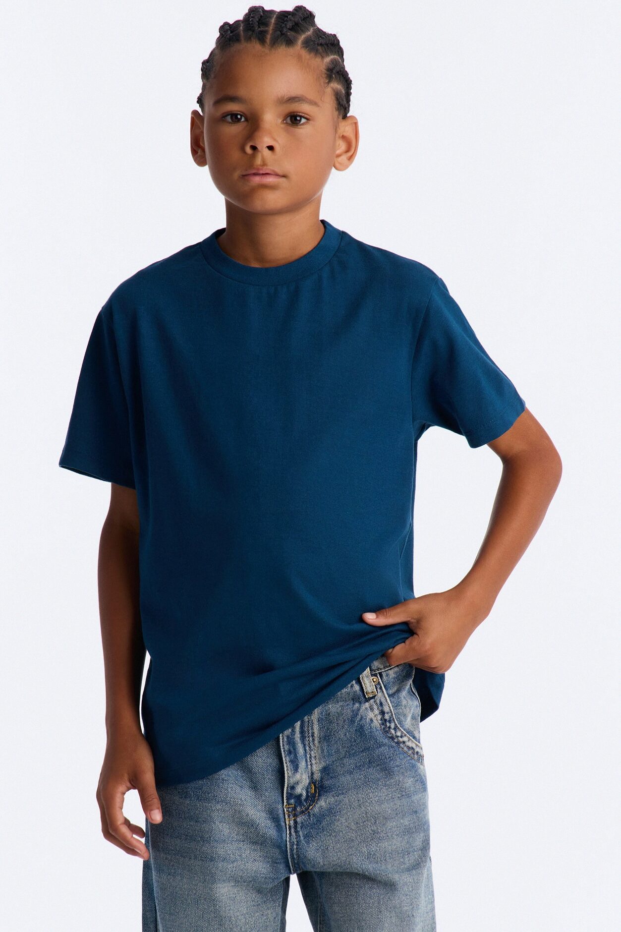 Mini Just The Right Time Short Sleeve Tee - Teal