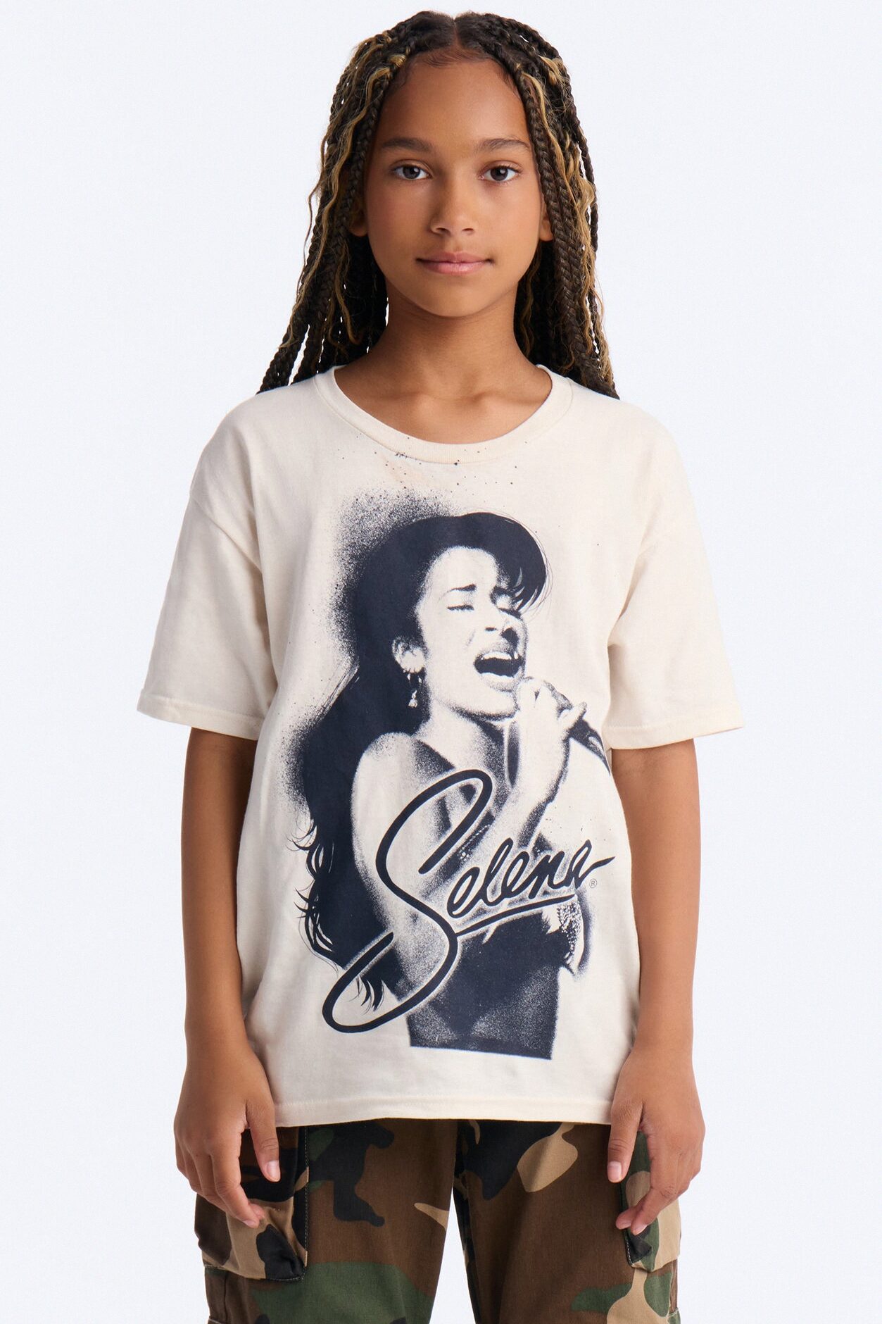 Mini Selena Short Sleeve Tee - Sand