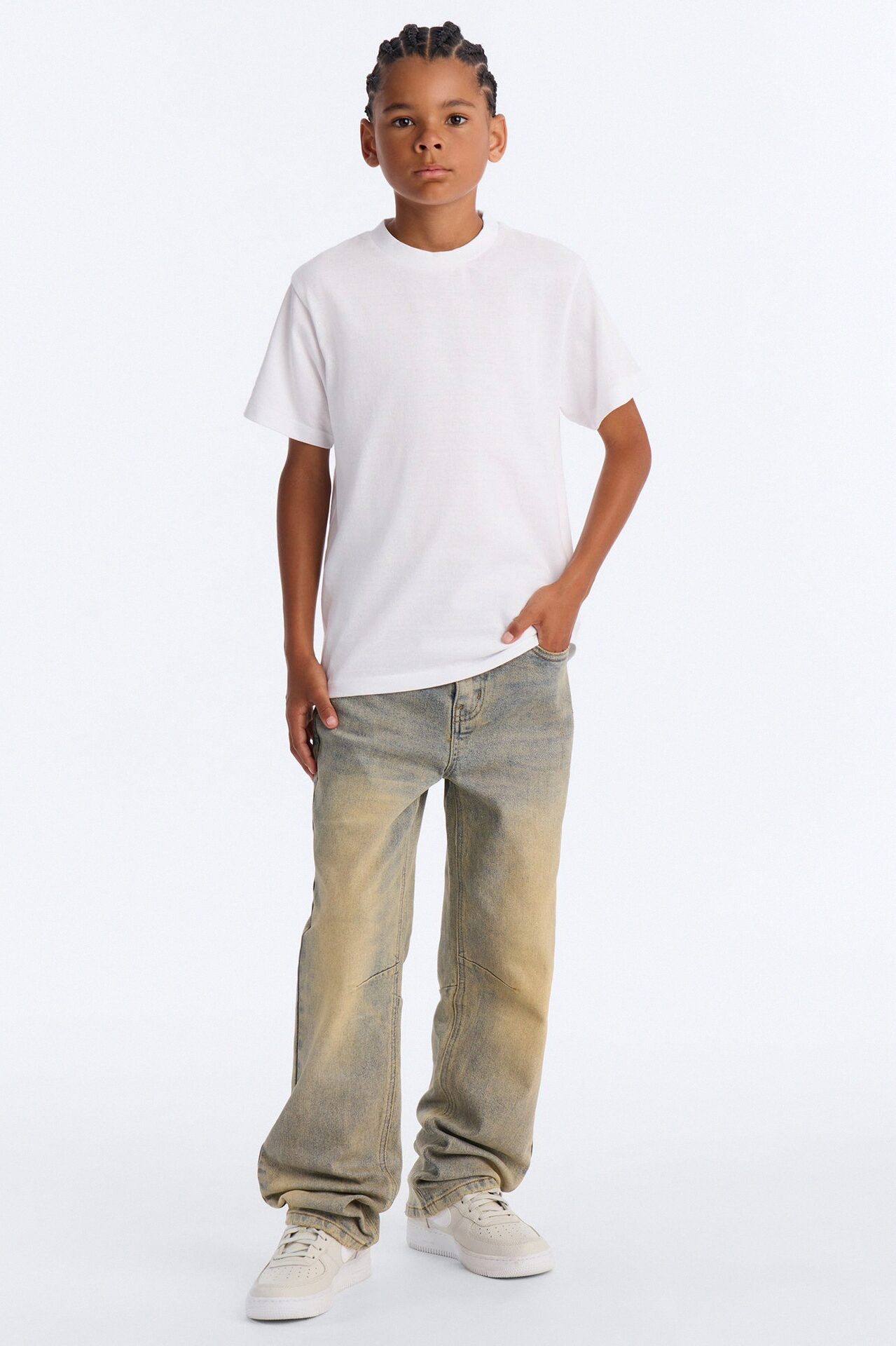 Mini Just The Right Time Short Sleeve Tee - White