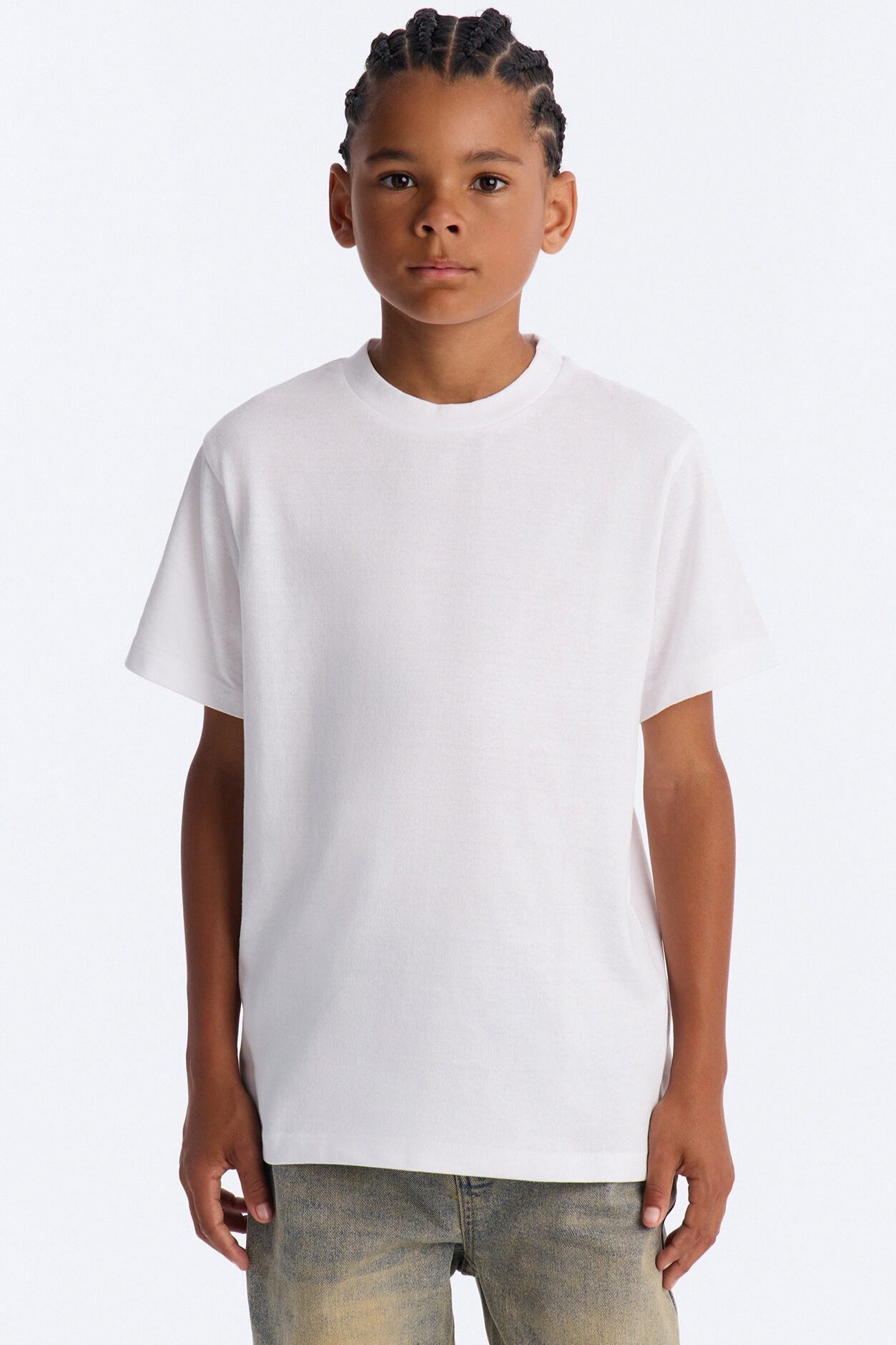 Mini Just The Right Time Short Sleeve Tee - White