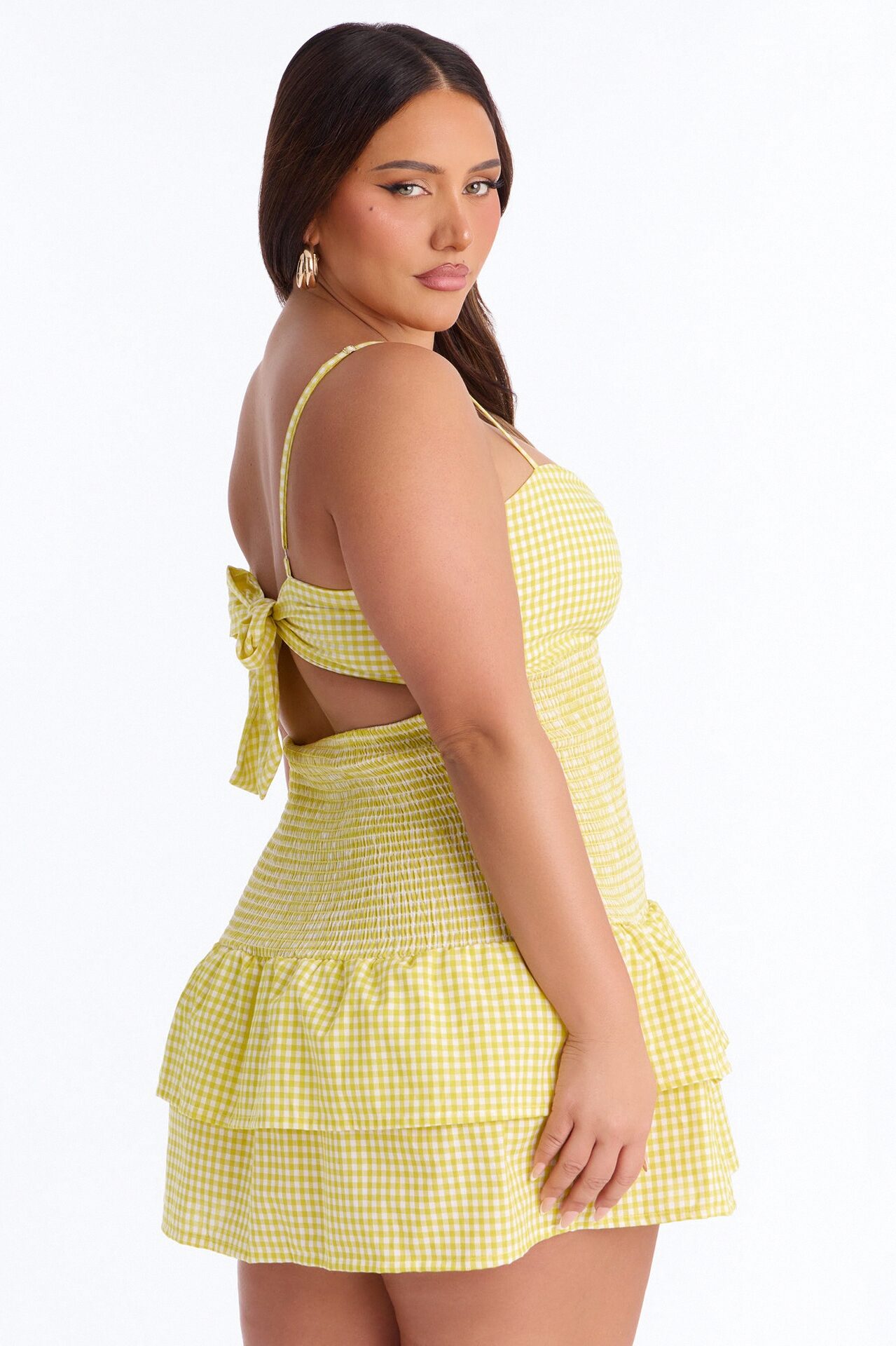 My Sunshine Smocked Mini Dress - Yellow